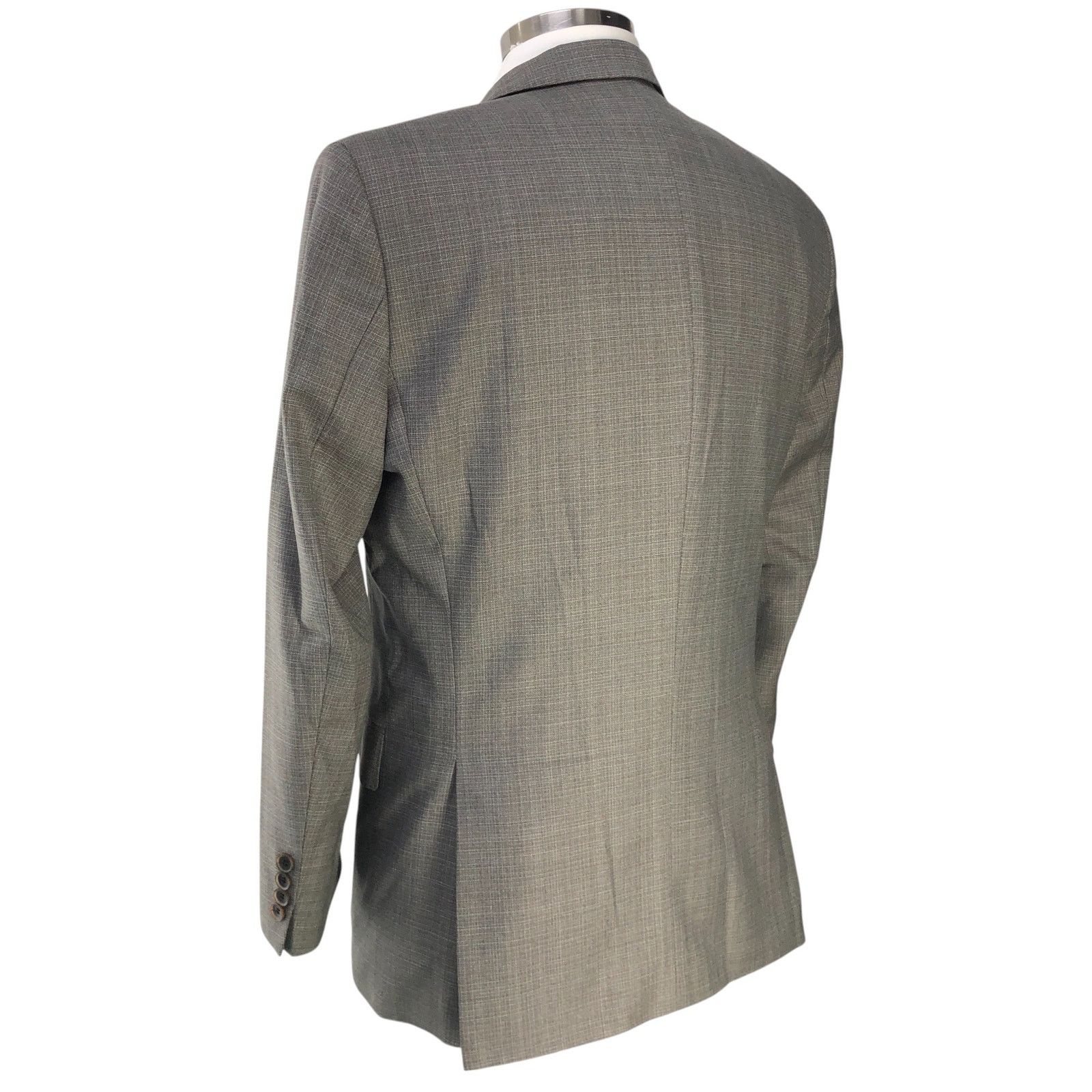 Hugo Boss Hugo Boss Sz 40R Sport Coat Hutch3 Guabello Super 120s Gray Size 40R - 8 Thumbnail