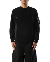 Sacai o1mris0824 Knit Pullover in Navy Size US M / EU 48-50 / 2 - 5 Thumbnail