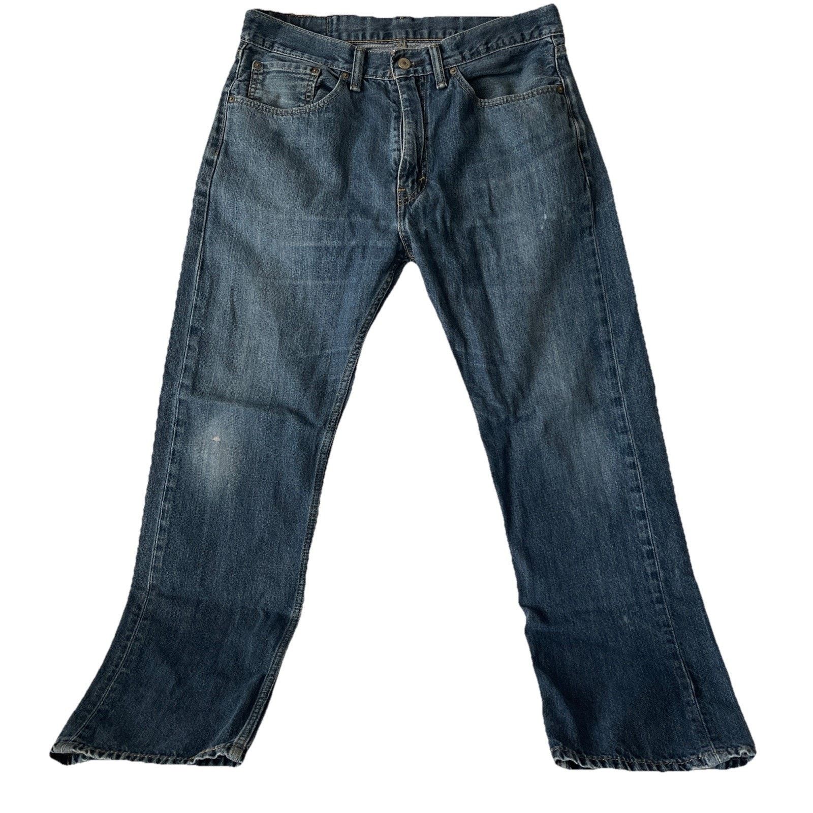Levi's Levis Jeans Men's 34x 32” Blue 505 Regular Straight Size US 34 / EU 50 - 1 Thumbnail