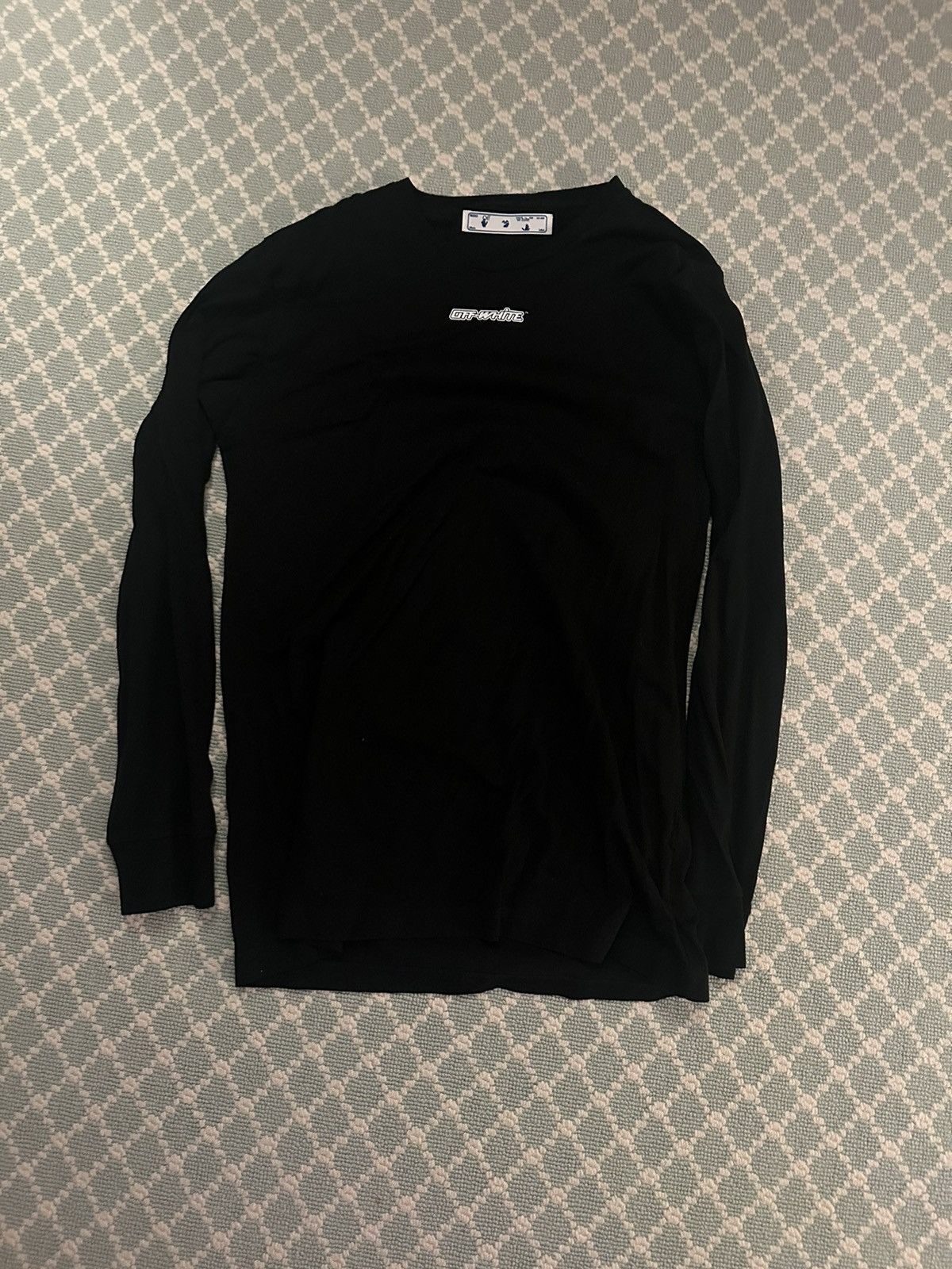 Off-White “Off-White” Pink Logo Long-Sleeved Shirt Size US XL / EU 56 / 4 - 1 Thumbnail