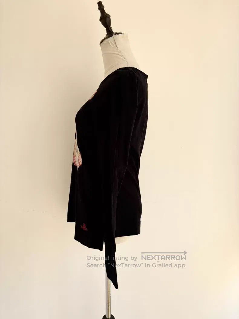 Vivienne Westwood Vivienne Westwood Black lamb long-sleeve top Size M / US 6-8 / IT 42-44 - 5 Thumbnail
