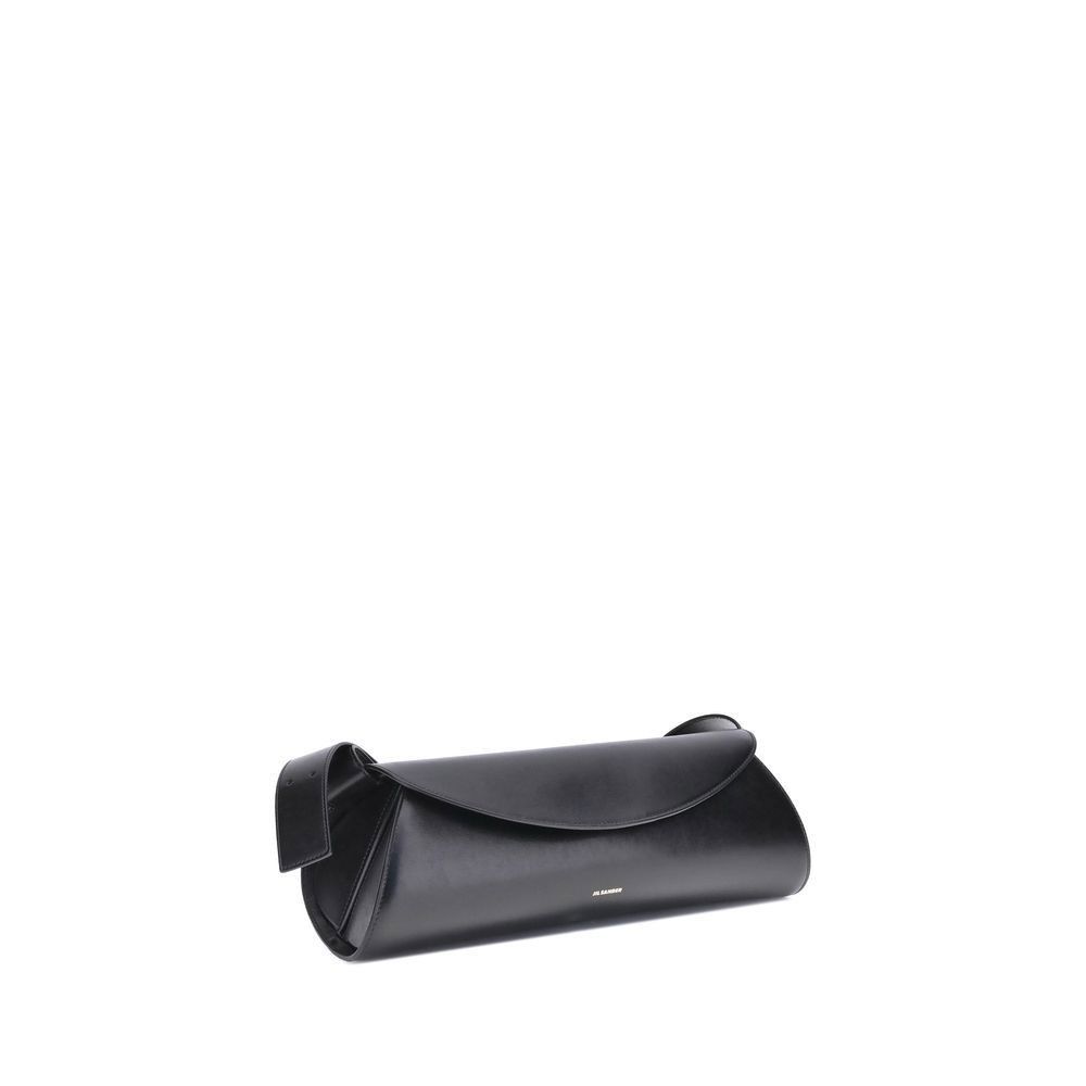 Jil Sander Jil Sander Black Calf Leather Bos Taurus Shoulder Bag Size ONE SIZE - 2 Thumbnail