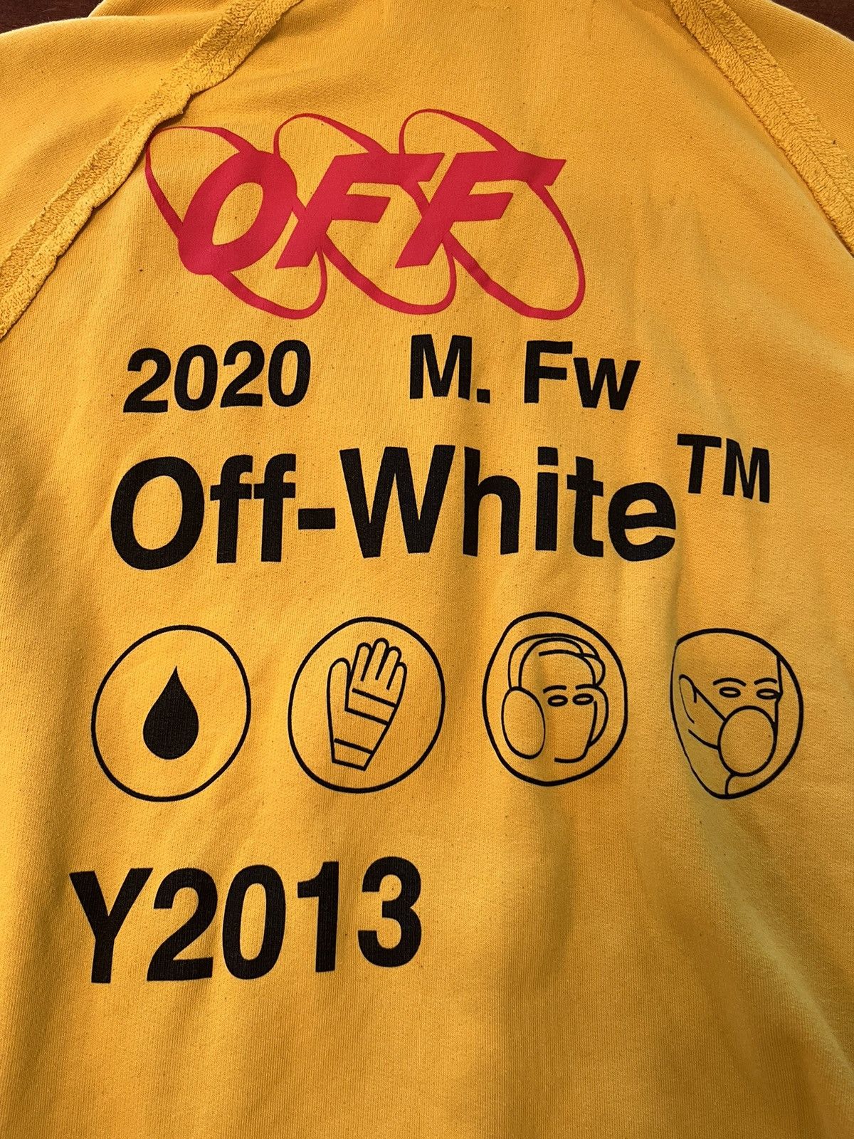 Off-White off white oversized industrial Y013 hoodie Size US M / EU 48-50 / 2 - 3 Thumbnail