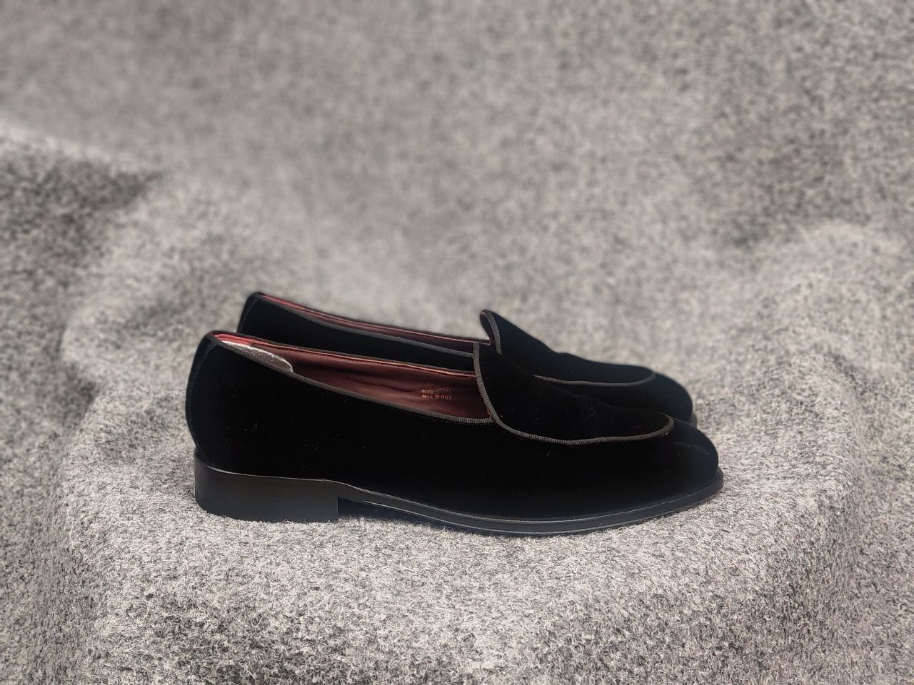 Suitsupply Suitsupply Tuxedo Velour Black Slip On Loafers Formal Shoes Size US 8 / EU 41 - 1 Thumbnail