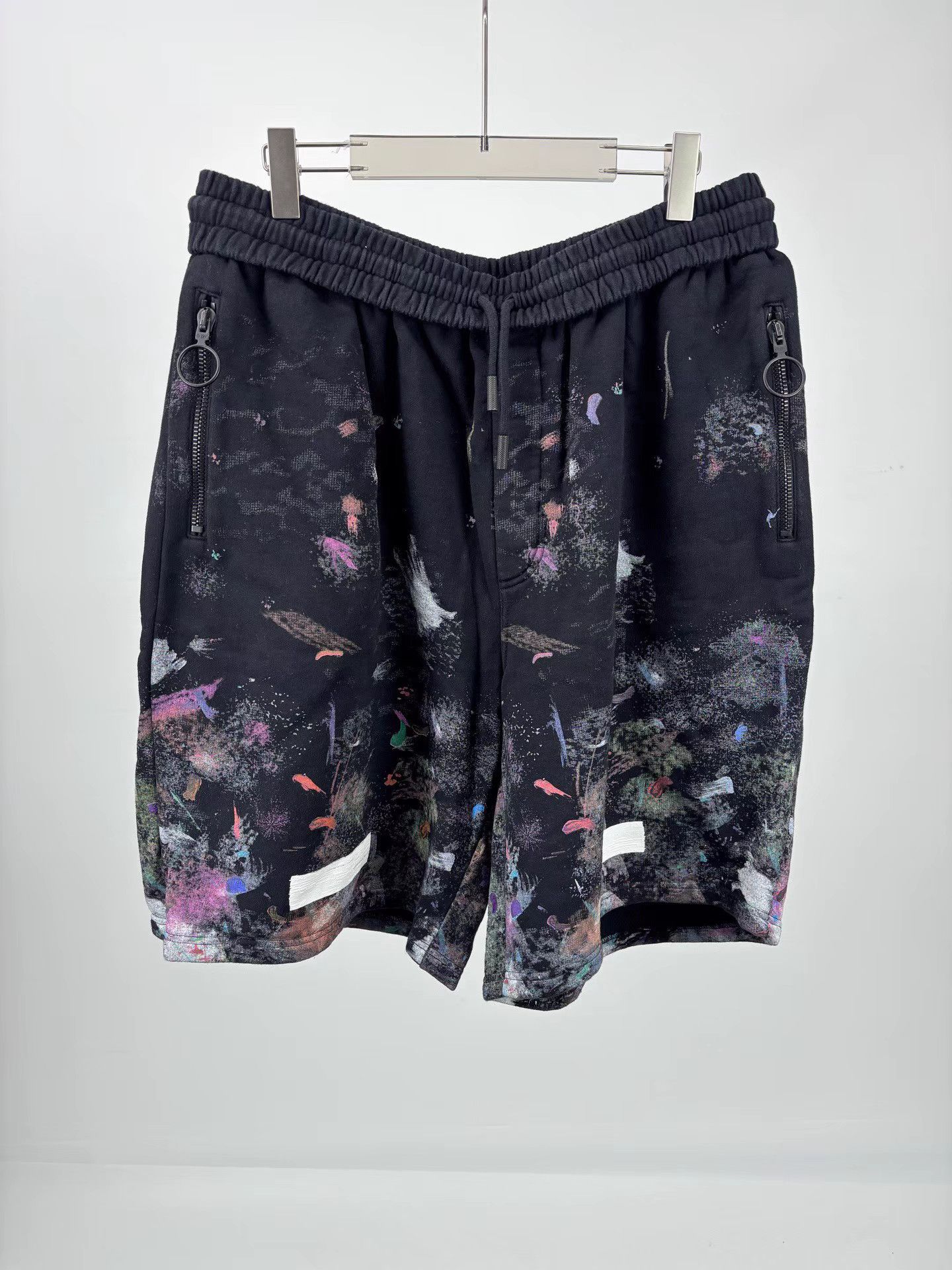 Off-White OFF WHITE Starry Splash Ink Shorts Size US 35 - 1 Thumbnail