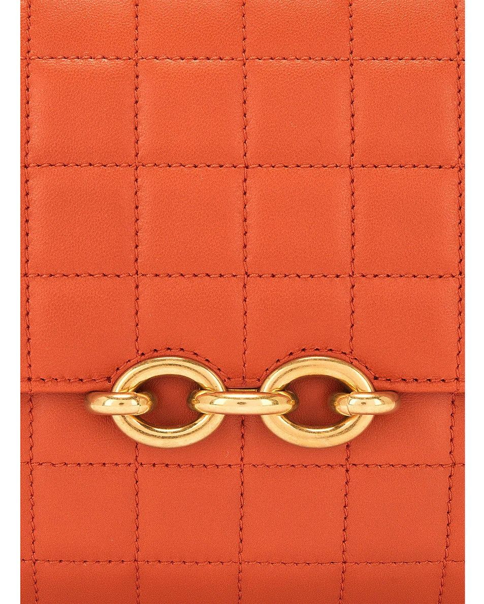 Saint Laurent Paris o1w1db10526 737354 Size: OS / Le Maillon Satchel Bag Orange Size ONE SIZE - 7 Thumbnail