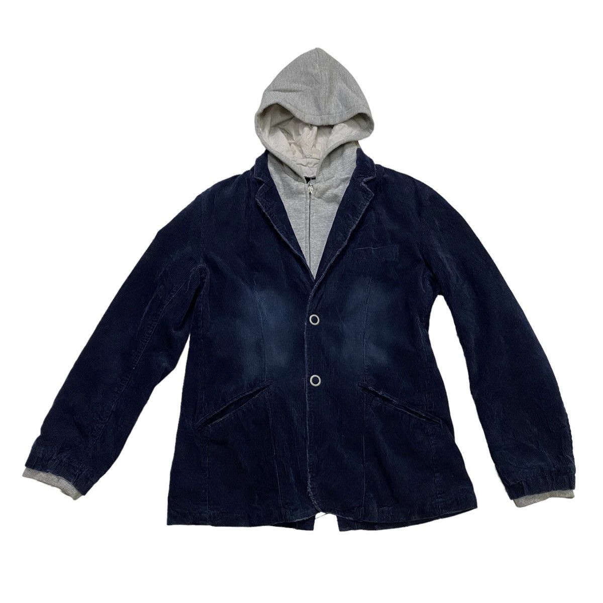 Mossimo MOSSIMO DOUBLE LAYER CORDUROY COAT HOODIE JACKET Size US M / EU 48-50 / 2 - 5 Thumbnail