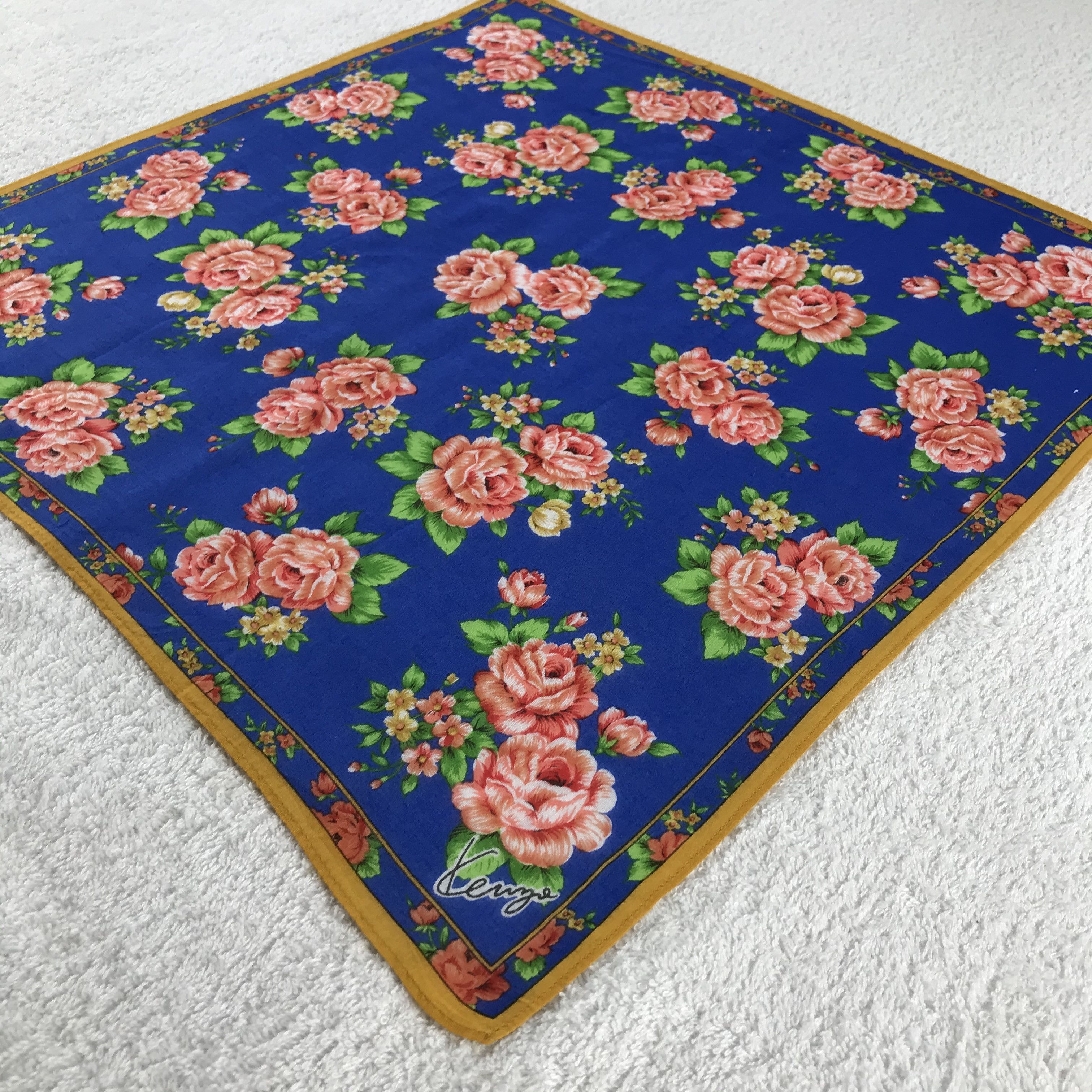 Kenzo × Vintage Kenzo Bandana / Handkerchief / Neckerchief - S190 Size ONE SIZE - 2 Thumbnail