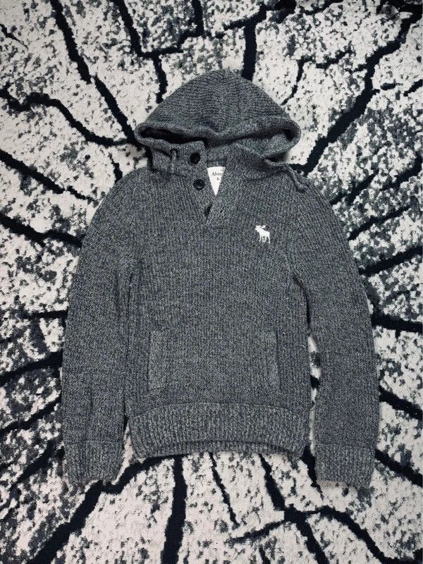 Abercrombie & Fitch Abercrombie Fitch sweater gray S logo Size S / US 4 / IT 40 - 1 Thumbnail