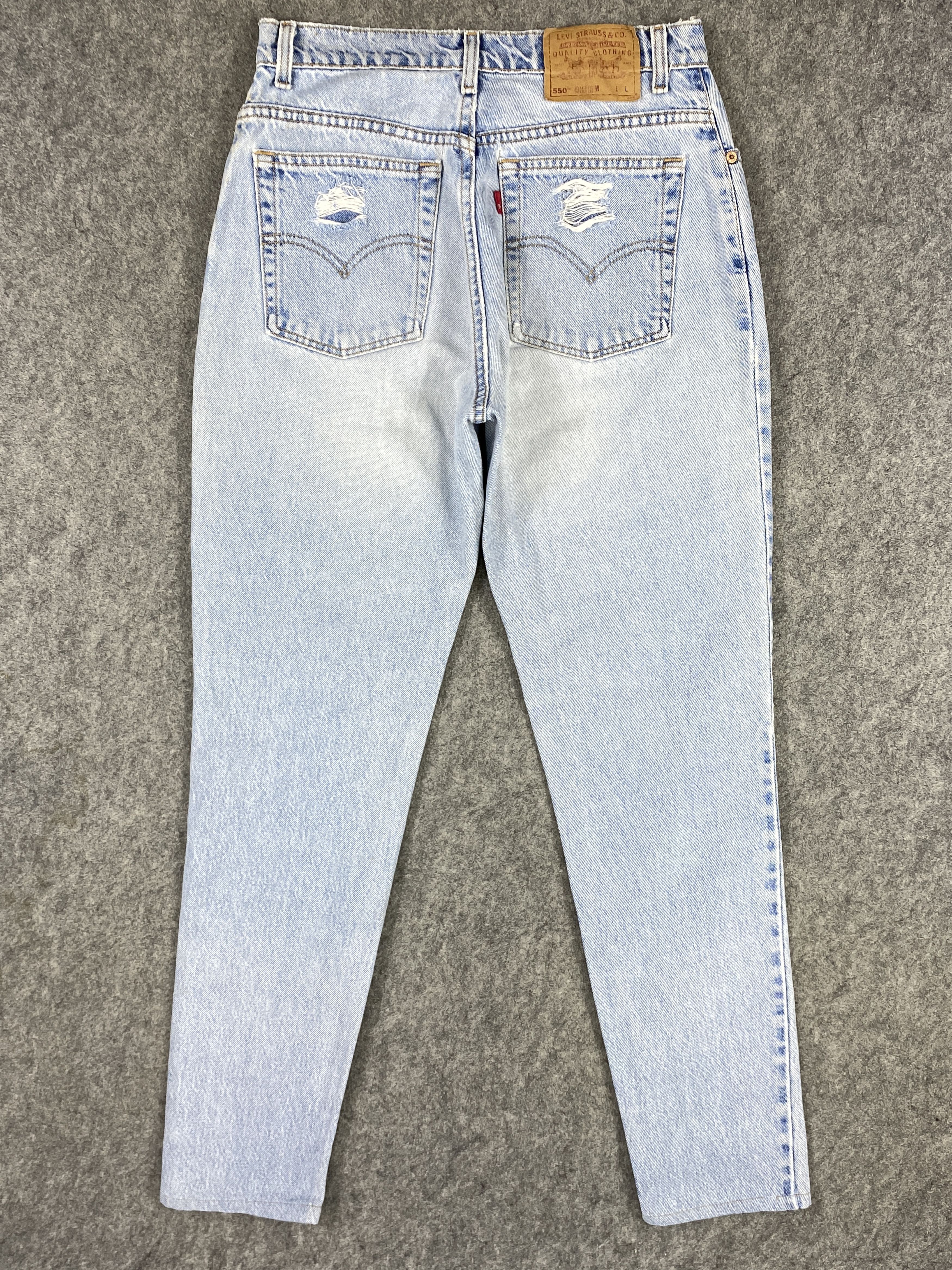 Levi's Light Blue Wash Vintage Levi's 550 USA 29x31 Denim JN1806 Size US 29 - 2 Thumbnail