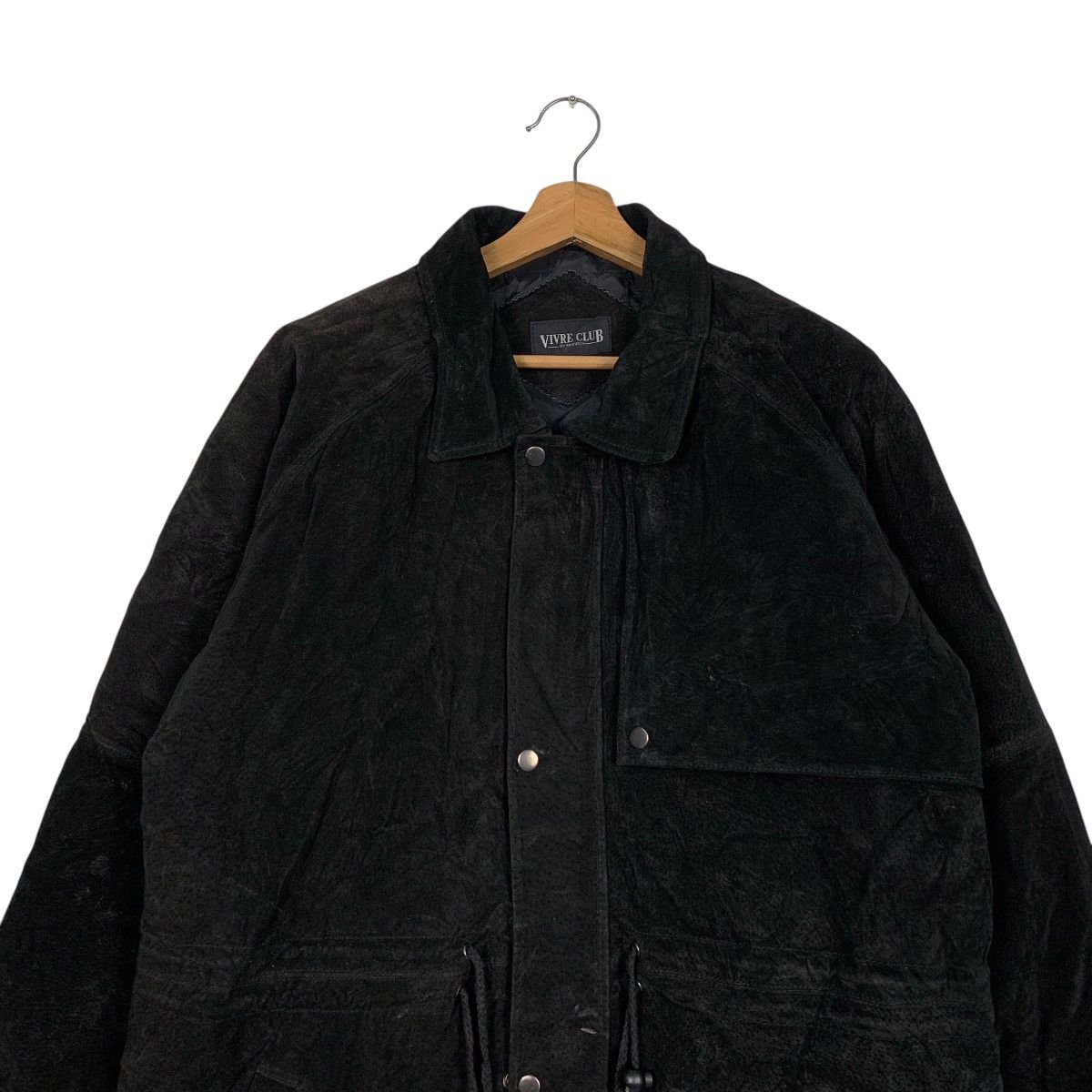 Japanese Brand Japanese Brand Vivre Club Suede Leather Jacket Size US M / EU 48-50 / 2 - 2 Thumbnail