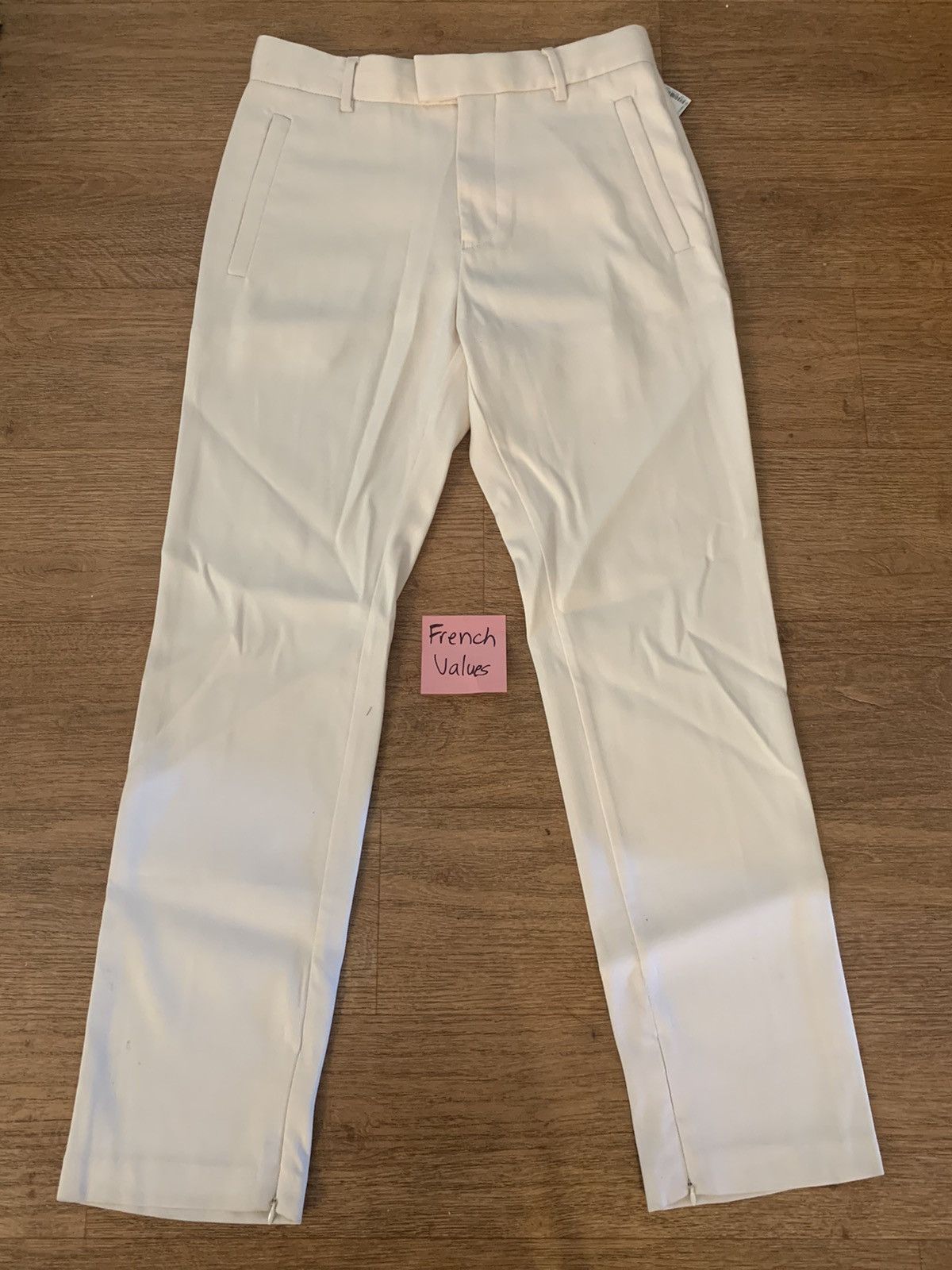 Represent Clo. Ivory Colored Minimalist Pants Size US 32 / EU 48 - 1 Thumbnail