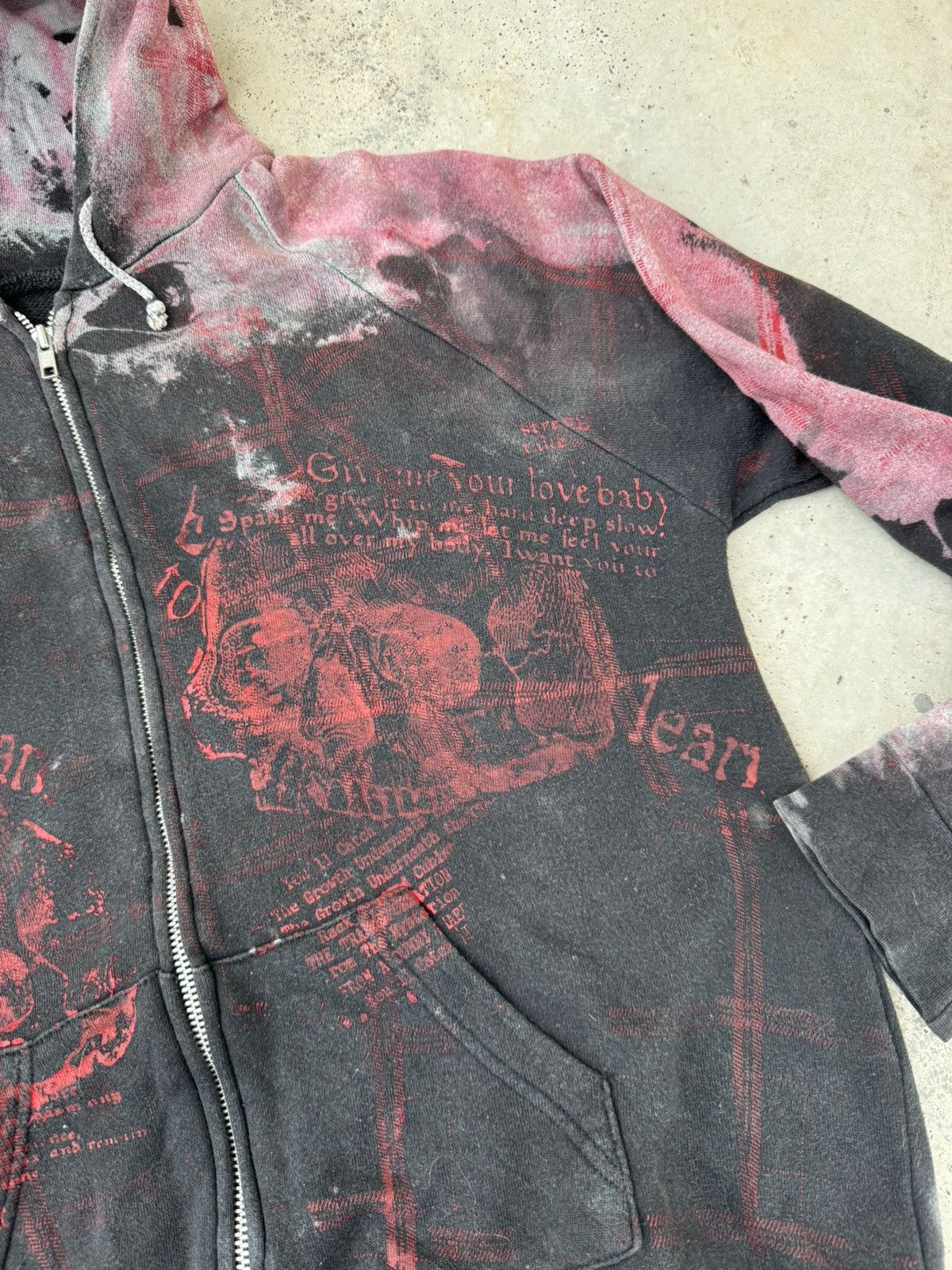 14th Addiction Seditionaries H. Naoto Anarchy Punk Zip Up Hoodie Size US L / EU 52-54 / 3 - 3 Thumbnail
