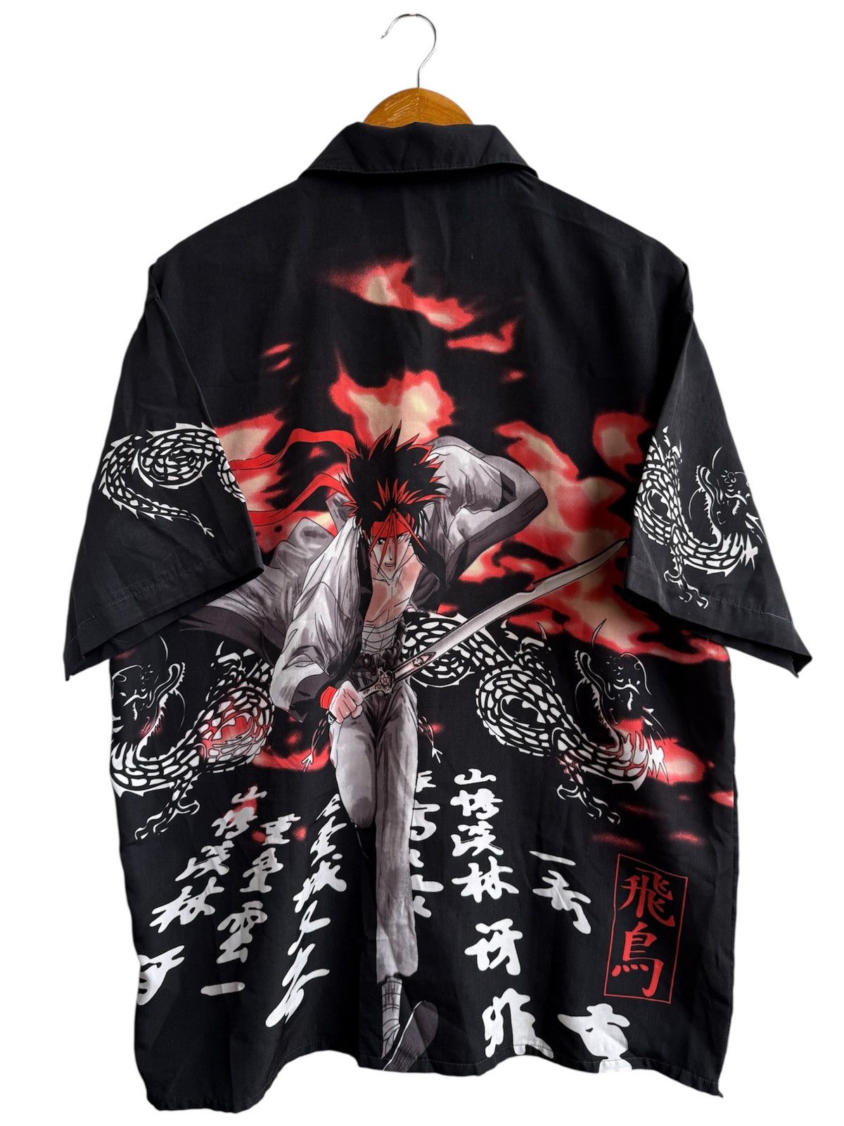 Anime Vintage Rurouni Kenshin Sagara Sanosuke anime shirt Size US M / EU 48-50 / 2 - 1 Thumbnail