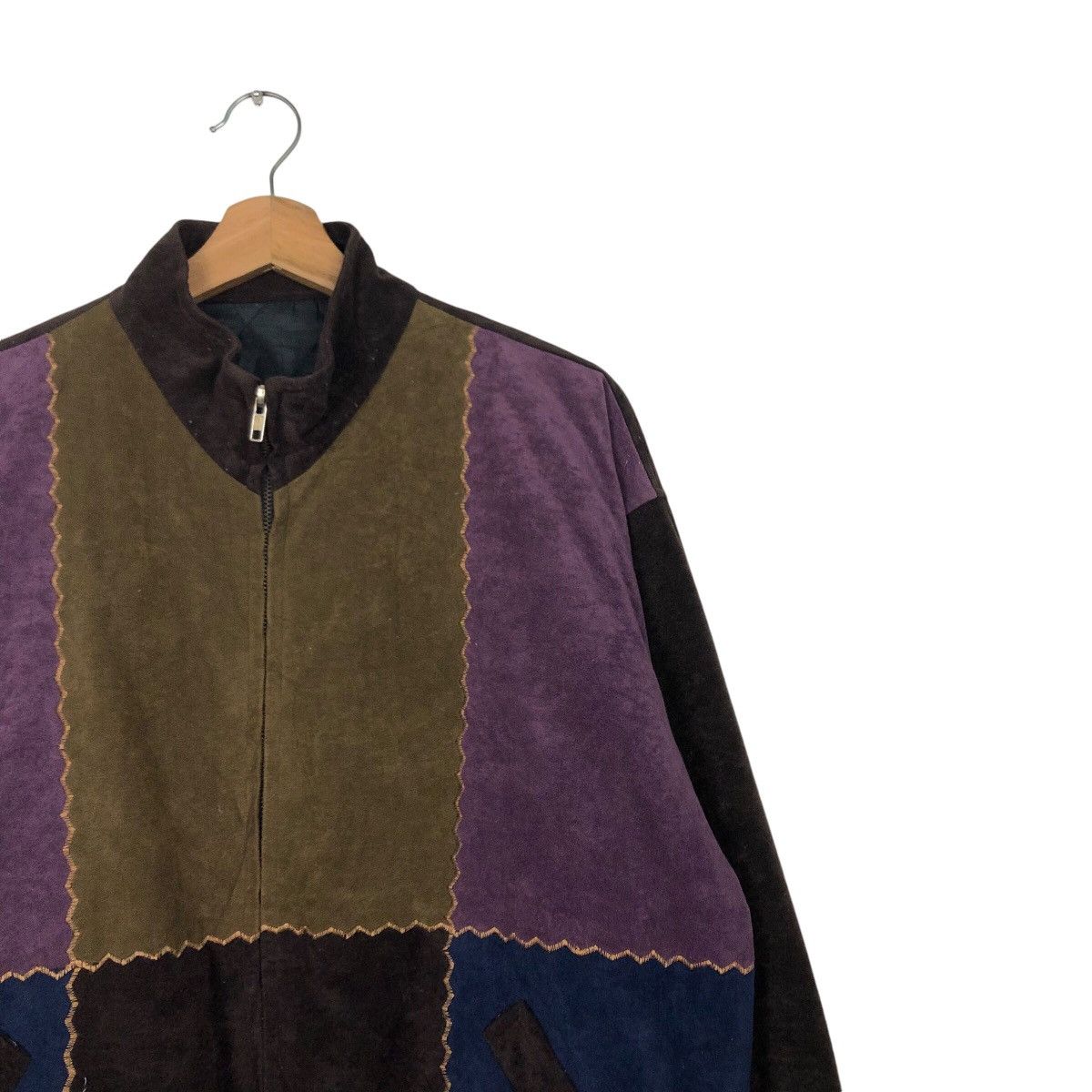 Japanese Brand 📌Vintage Bomber Jacket Multi Colour Issey Miyake Size US M / EU 48-50 / 2 - 6 Thumbnail