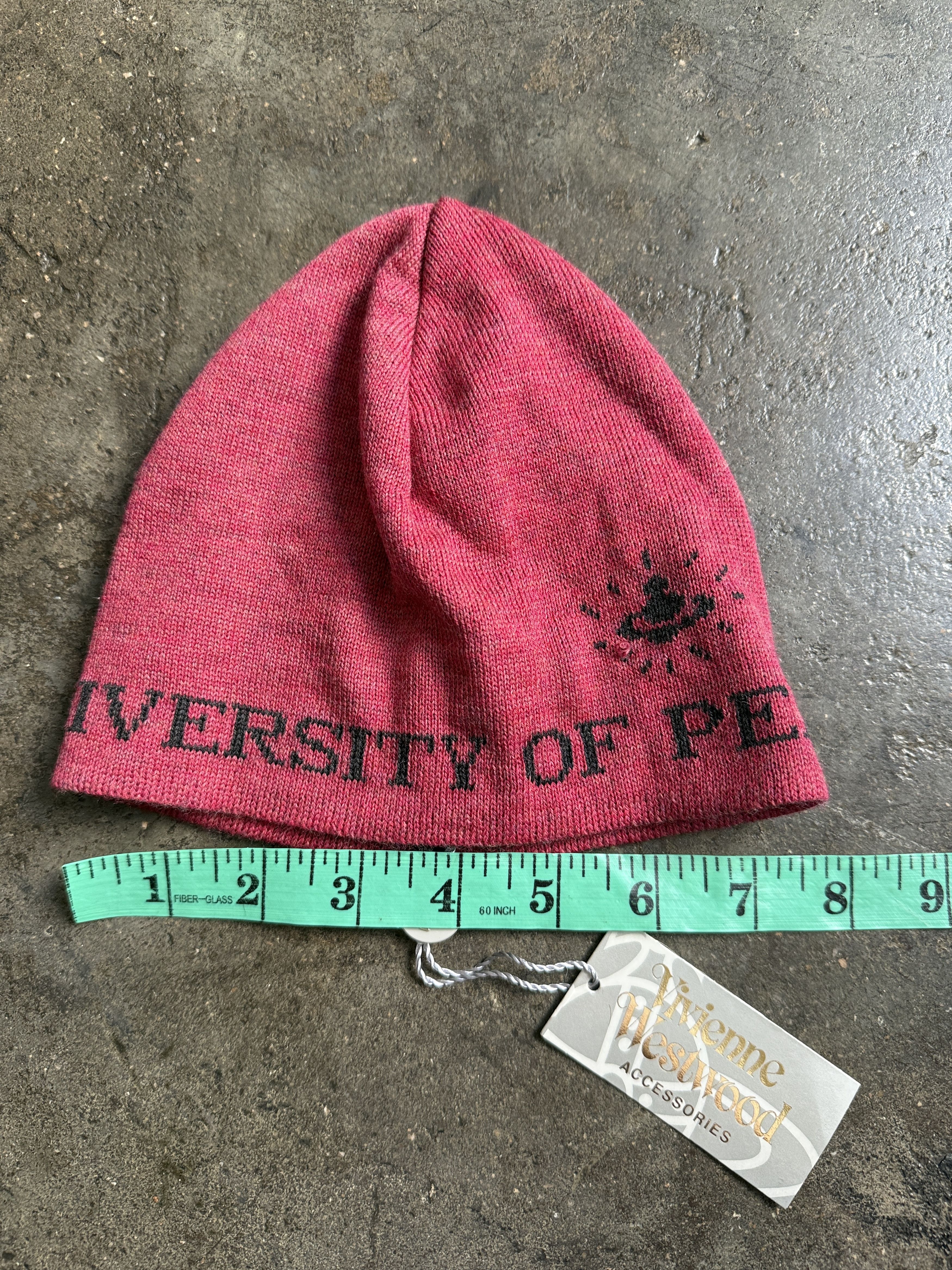 Vivienne Westwood NWT University of Peace Wool Kids Beanie Size ONE SIZE - 2 Thumbnail