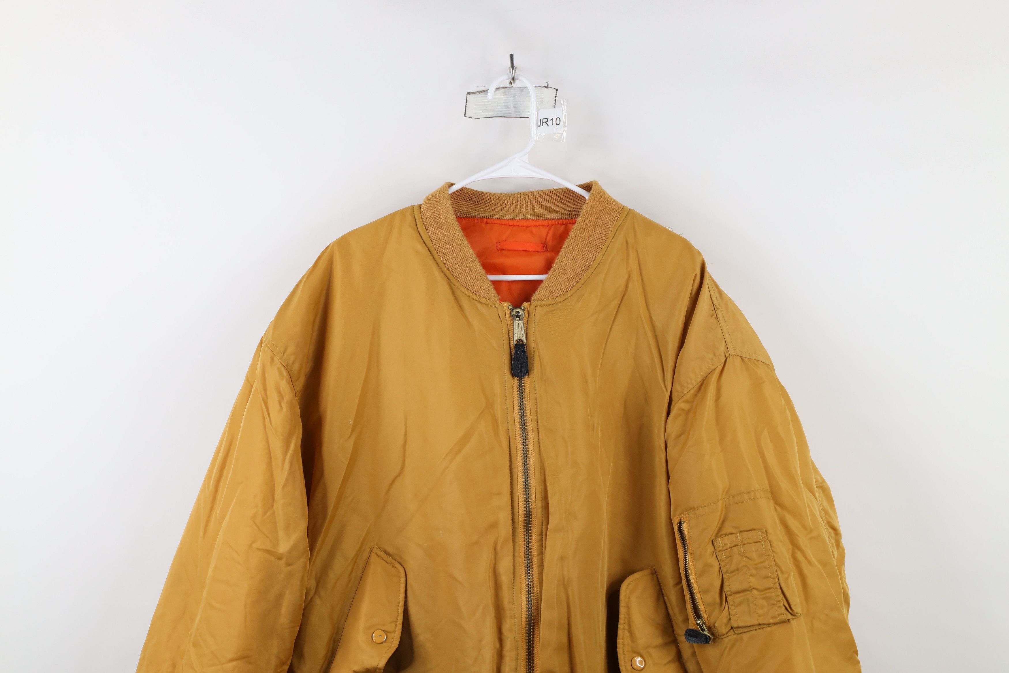 Vintage Vintage 90s Streetwear Military MA1 Reversible Bomber Jacket Size US XXL / EU 58 / 5 - 11 Thumbnail