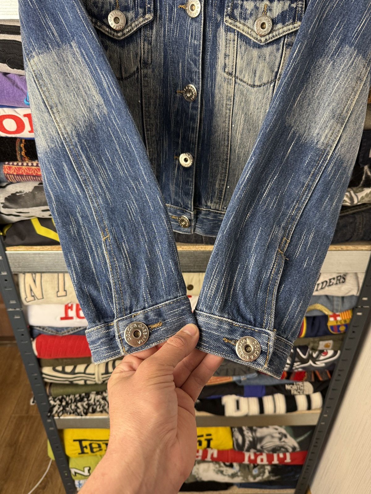 Dolce & Gabbana Dolce & Gabbana Big Logo Denim Y2K Jacket Size S / US 4 / IT 40 - 9 Thumbnail