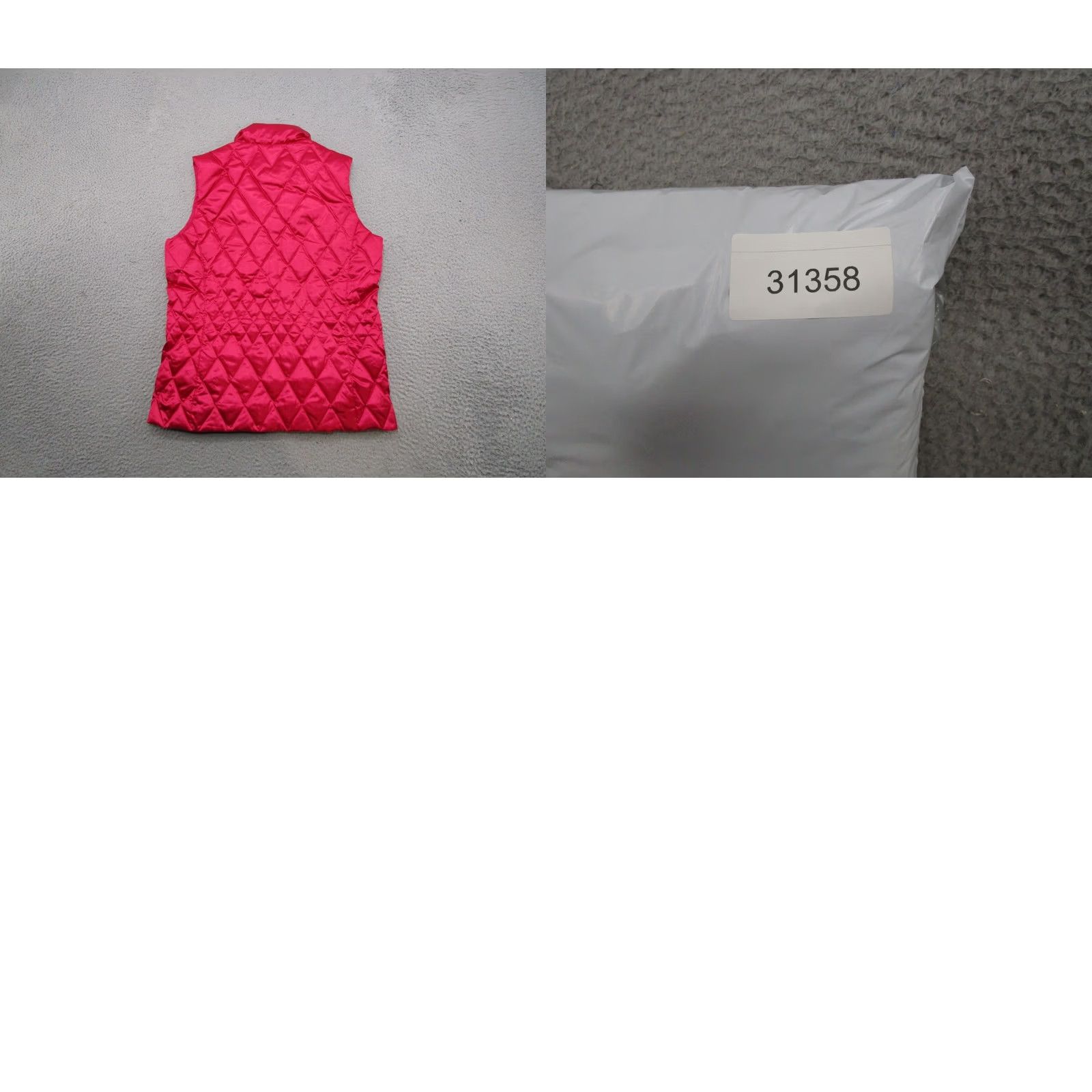 Lands' End Lands' End Puffer Vest Women's Goose Down Diamond Quilted Size S 6-8 Ski Pink Quilted Full Zip Pockets Lightweight Down Vest Womens Size S / US 4 / IT 40 - 8 Thumbnail