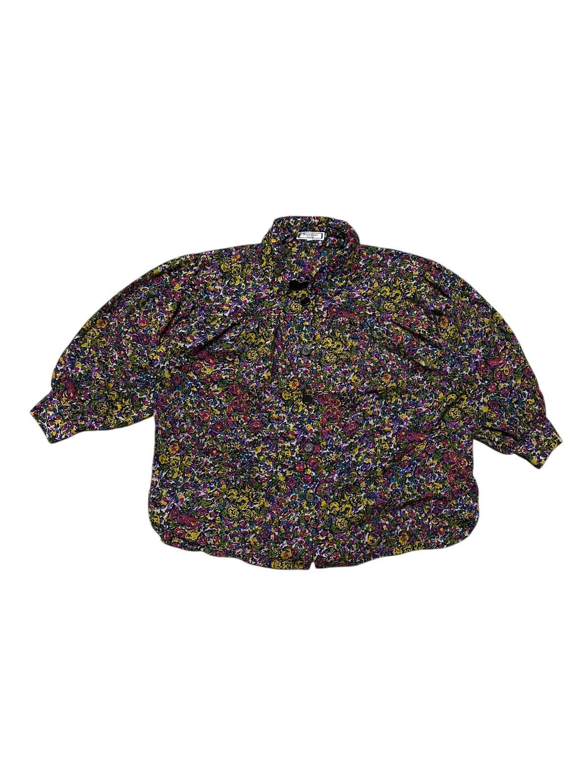 Vintage × Yves Saint Laurent Yves saint laurent flora shirts Size S / US 4 / IT 40 - 1 Thumbnail