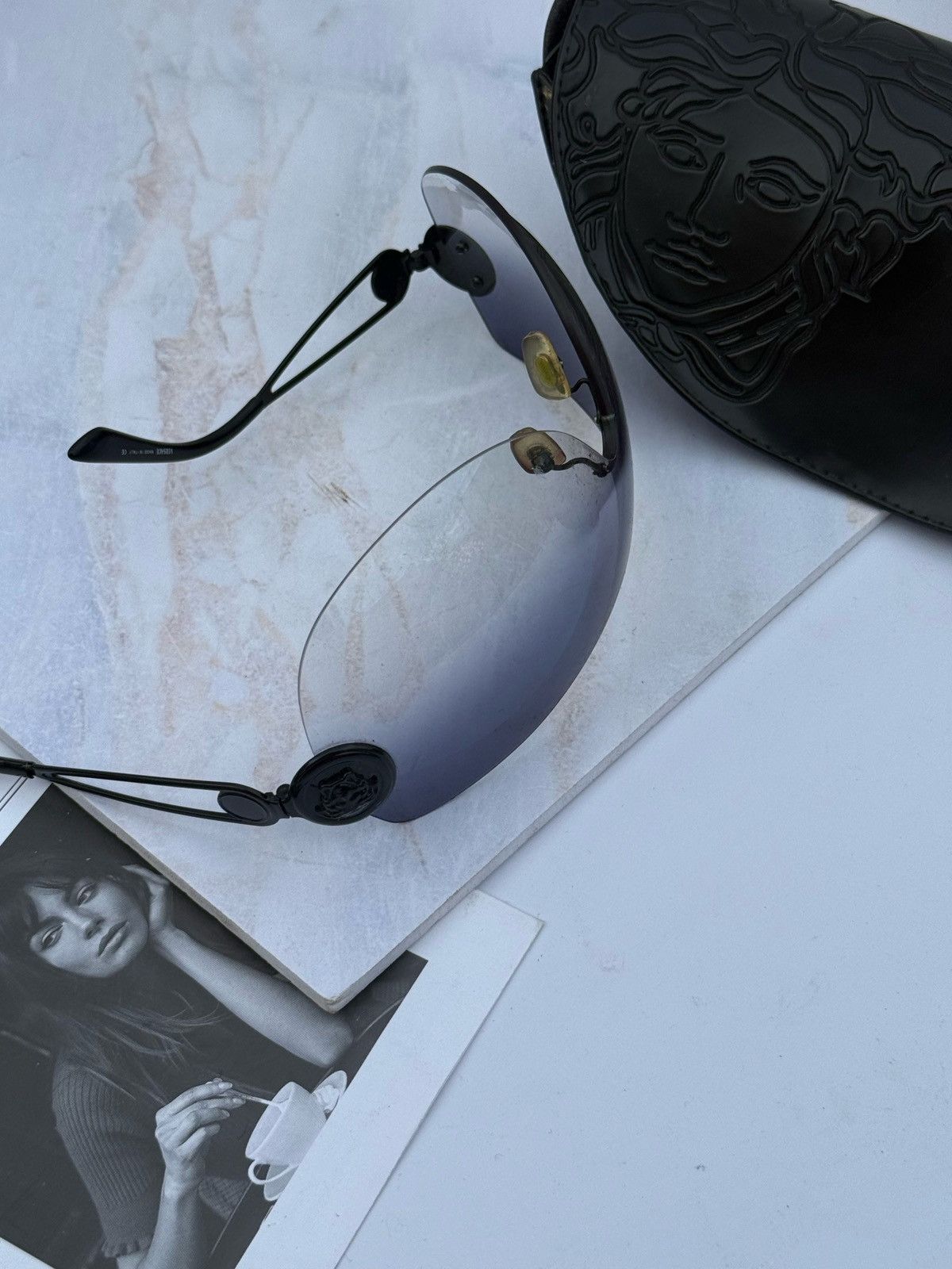 Versace Versace vintage mask sunglasses mod 2036 Size ONE SIZE - 4 Thumbnail