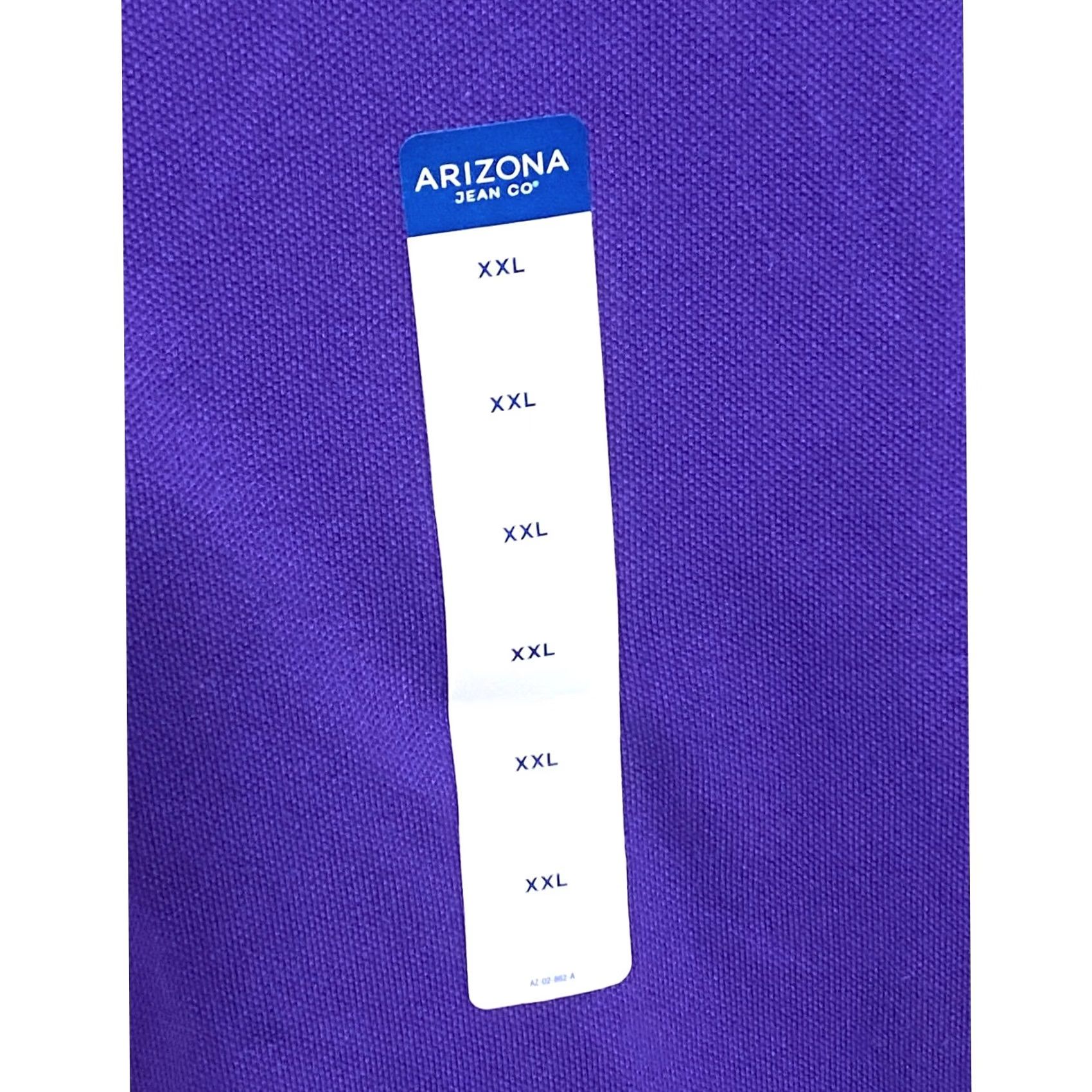 Vintage Arizona Jean Co Purple Polo Shirt Womens XXL Stretch Preppy Uniform Casual NWT Polo Short Sleeve Pullover Cotton Blend Spandex Size XXL / US 16-18 / IT 52-54 - 7 Thumbnail