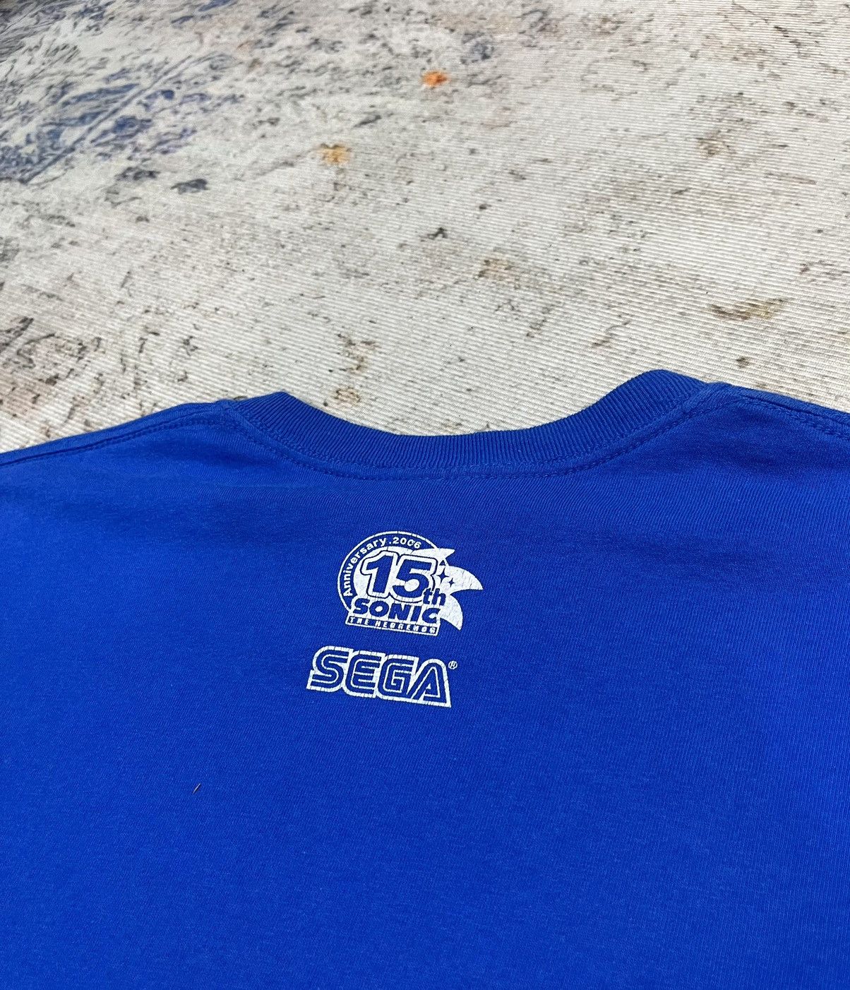 Gildan 2000s Sega Sonic Pixel Logo Aniversary 2005 15th Size US M / EU 48-50 / 2 - 3 Thumbnail