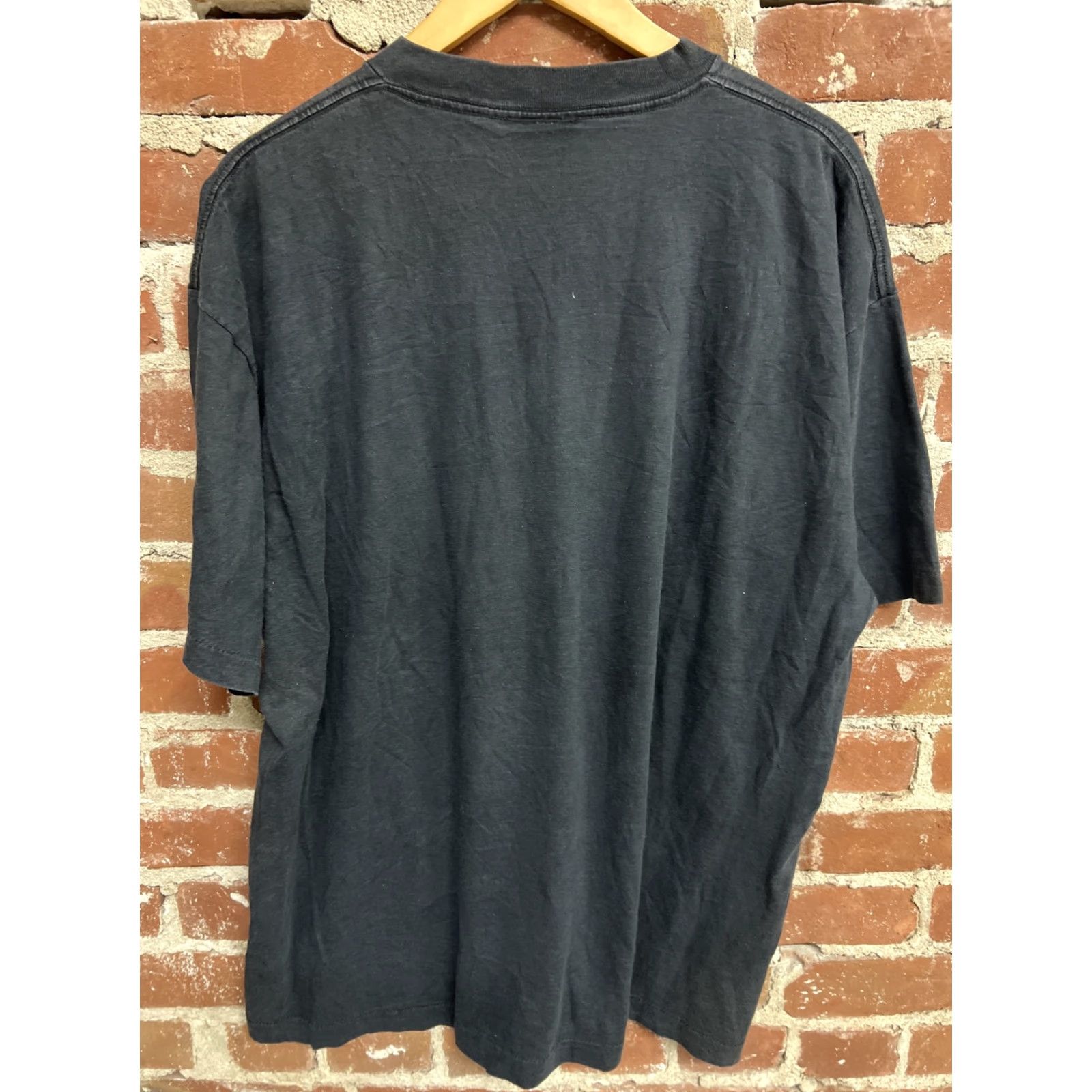 Vintage VINTAGE Panhandle Slim T Shirt Men 2XL Short Sleeve Crew Neck Black 90s Graphic Tee Slimming Western Mens Size US XXL / EU 58 / 5 - 3 Thumbnail