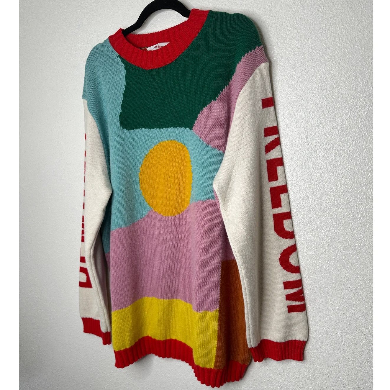Walter Van Beirendonck Walter Van Beirendonck Demand Freedom Fine Wool Sweater L Size US L / EU 52-54 / 3 - 5 Thumbnail