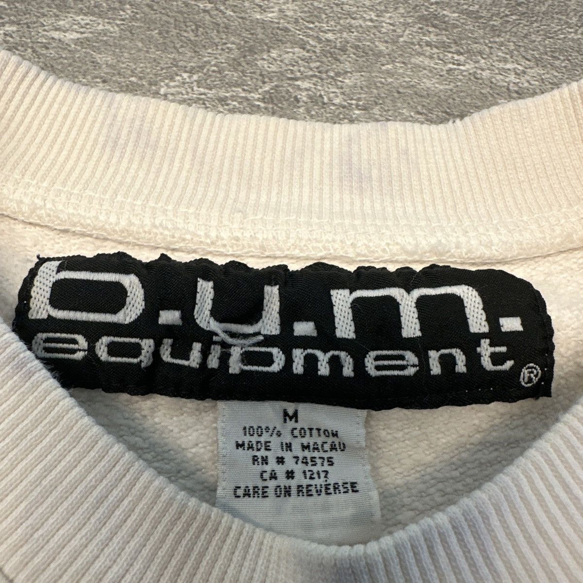 B.U.M Equipment × Vintage Vintage B.U.M. EQUIPMENT Distressed Crewneck Sweatshirt Size US M / EU 48-50 / 2 - 7 Thumbnail
