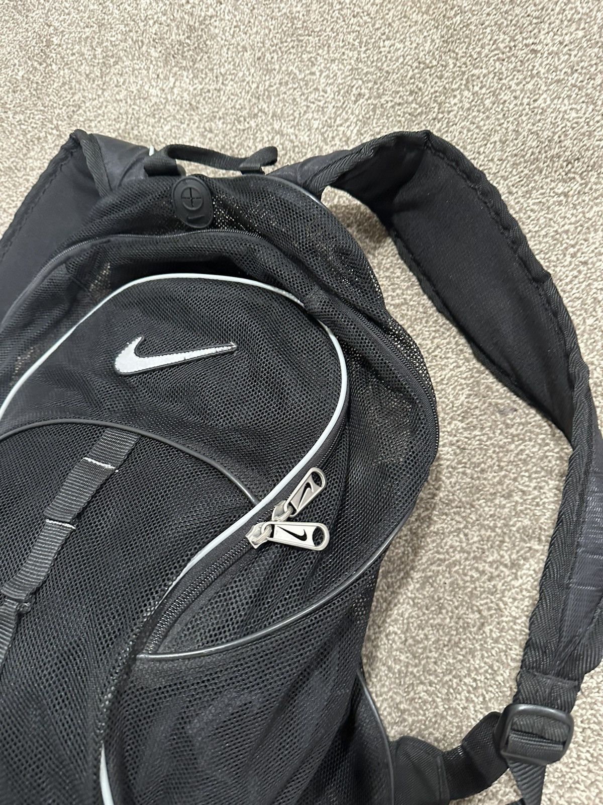 Nike Nike Vintage Mesh Backpack Bag Size ONE SIZE - 5 Thumbnail