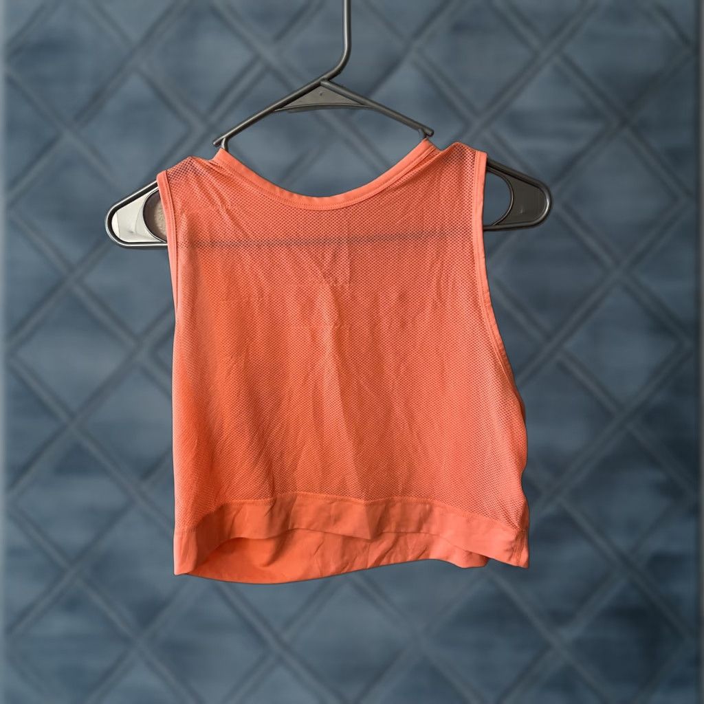 Nike Nike DriFit Cropped Running Tank AA2741-827 Tight Fit Size XL Neon Womens Size XL / US 12-14 / IT 48-50 - 1 Thumbnail