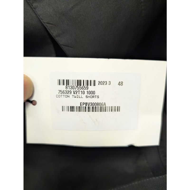Bottega Veneta o1rshd1 Q:2 / Cotton Twill Shorts in Black Size US 32 / EU 48 - 23 Thumbnail