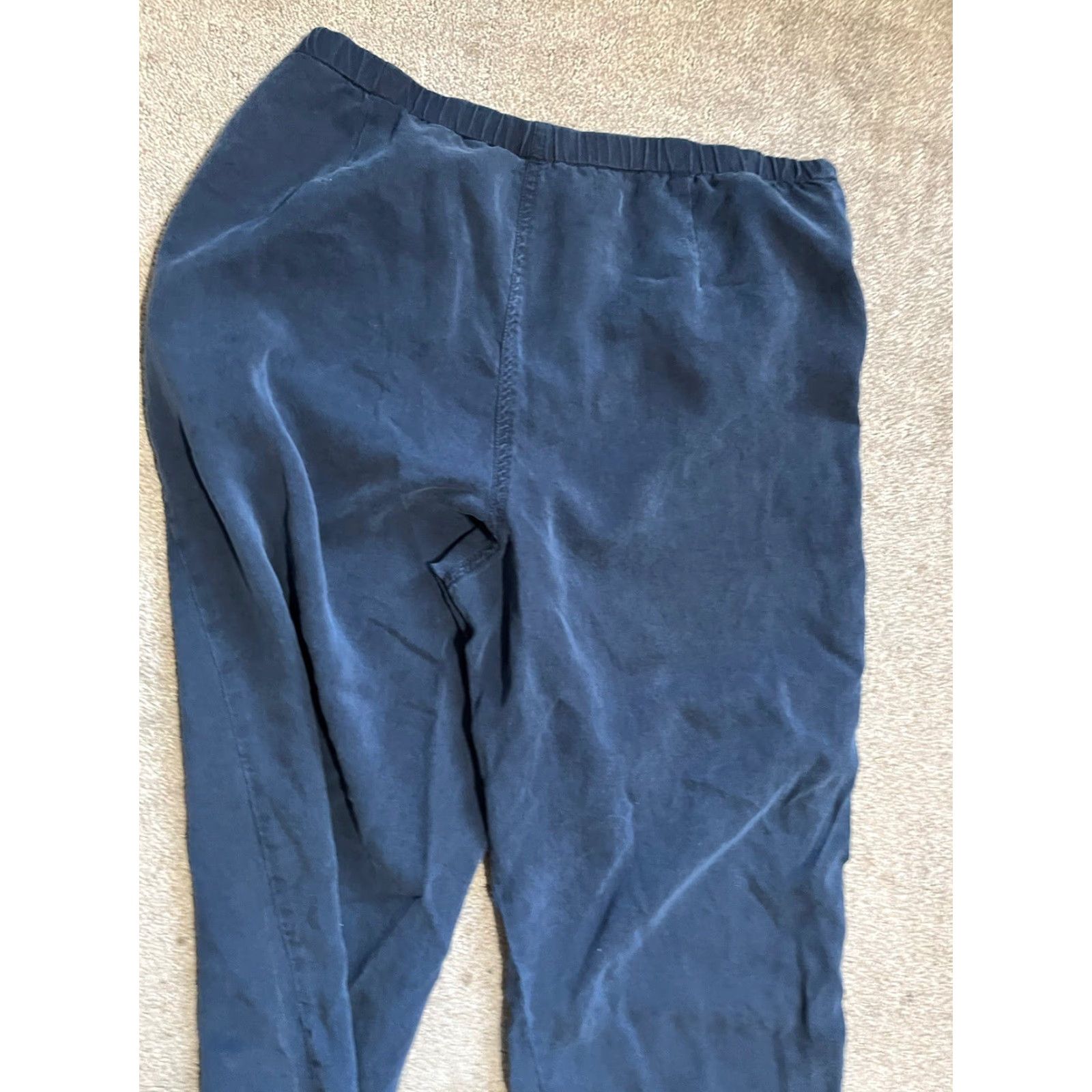 Pendleton VINTAGE Pendleton Trousers Pants 90s Blue Lyocell Tencel Straight Leg Size 14 Women Size 36" / US 14 / IT 50 - 6 Thumbnail