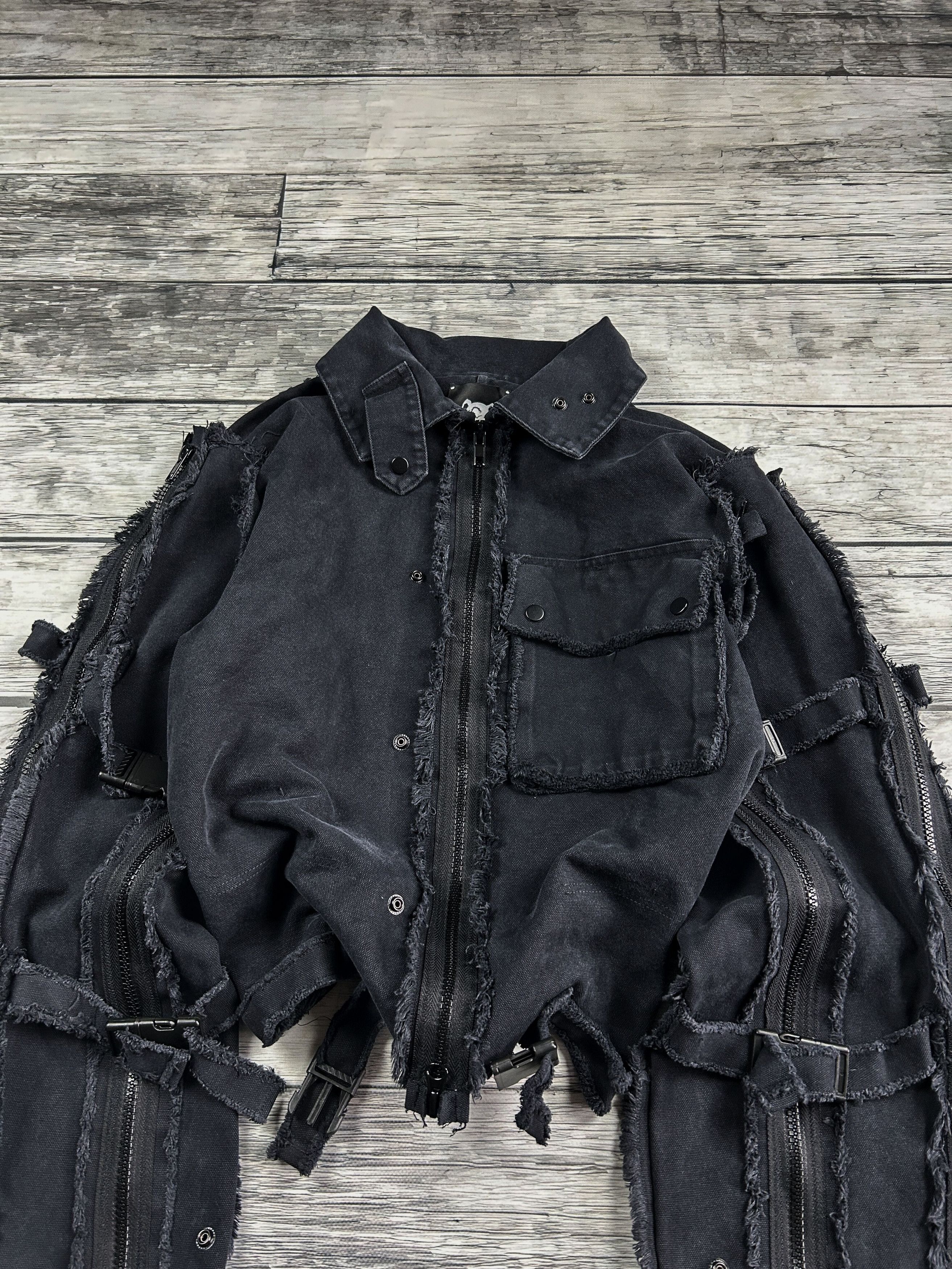 Hysteric Glamour Archive Distressed Double Layer Jacket Deconstructed Style Size US L / EU 52-54 / 3 - 13 Thumbnail