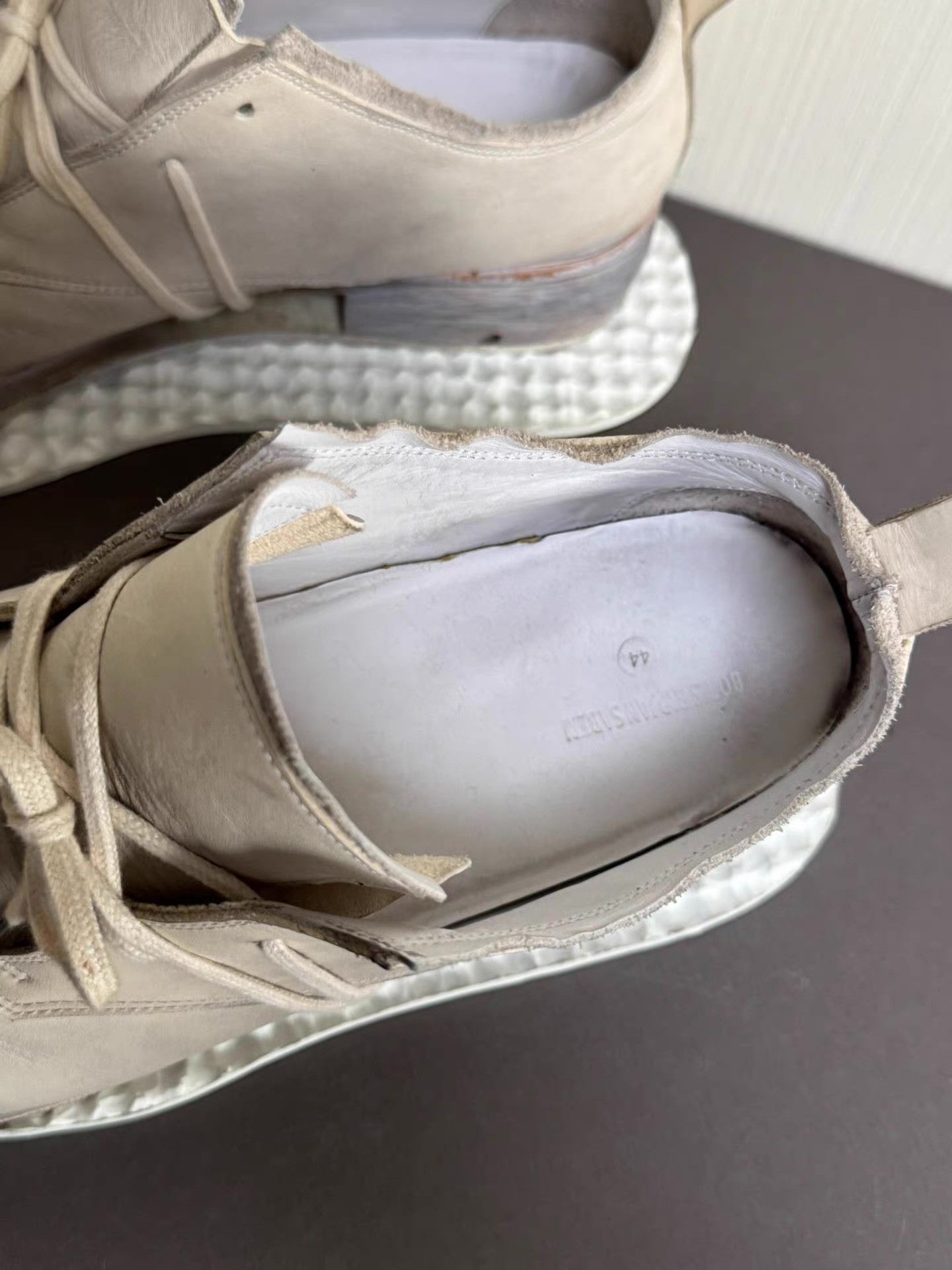 Boris Bidjan Saberi Boris Bidjan Saberi horsehide derby shoes Q8 Size US 10.5 / EU 43-44 - 5 Thumbnail