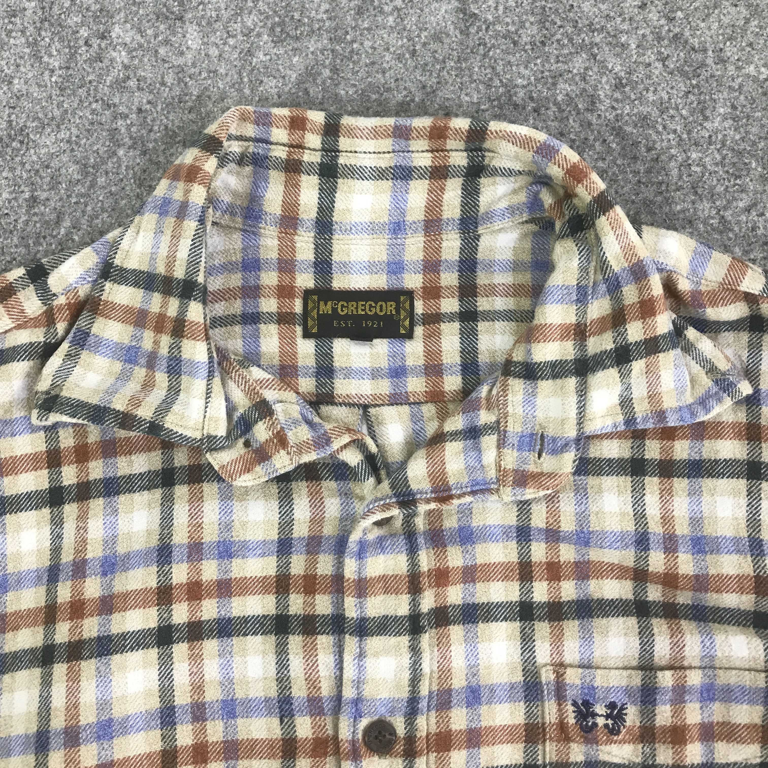 McGregor vtg mcgregor tartan button up shirt K117B17 Size US L / EU 52-54 / 3 - 8 Thumbnail