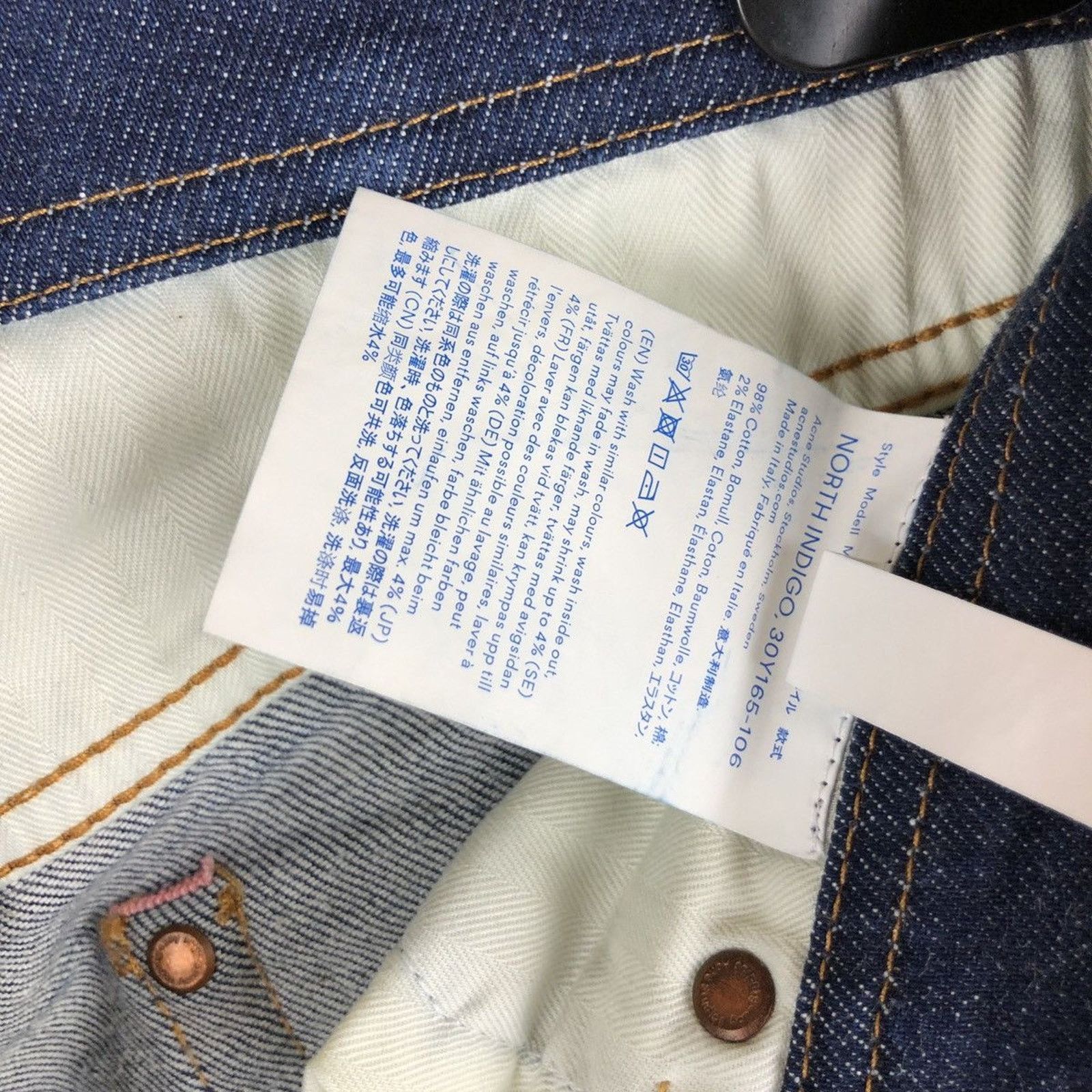 Acne Studios Acne Studios North Indigo Jeans Size US 28 / EU 44 - 6 Thumbnail