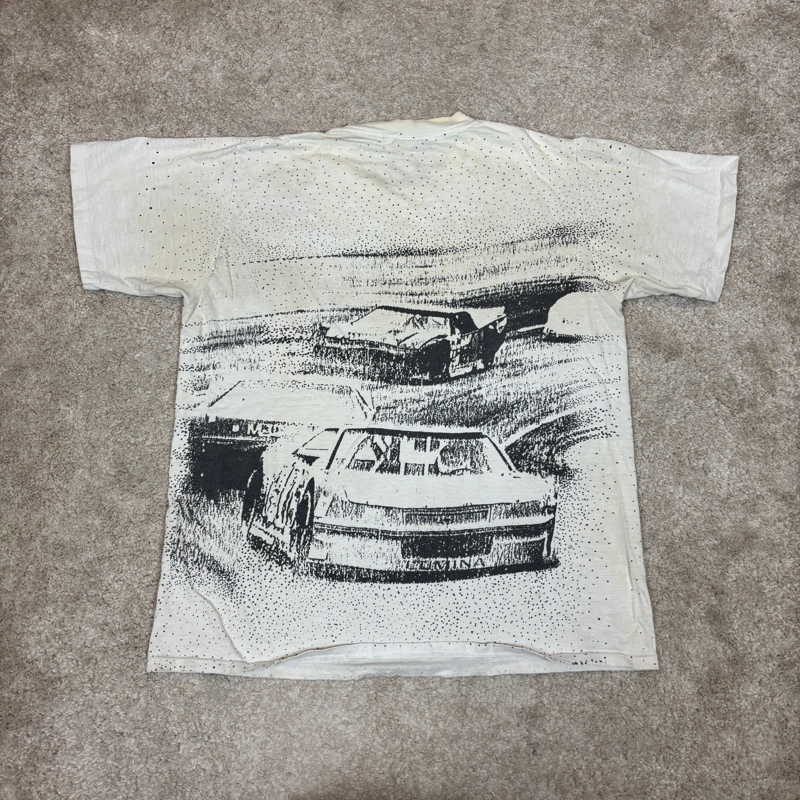NASCAR × Vintage Vintage 90s Winston Racing Series Nascar AOP T Shirt Large Size US L / EU 52-54 / 3 - 3 Thumbnail