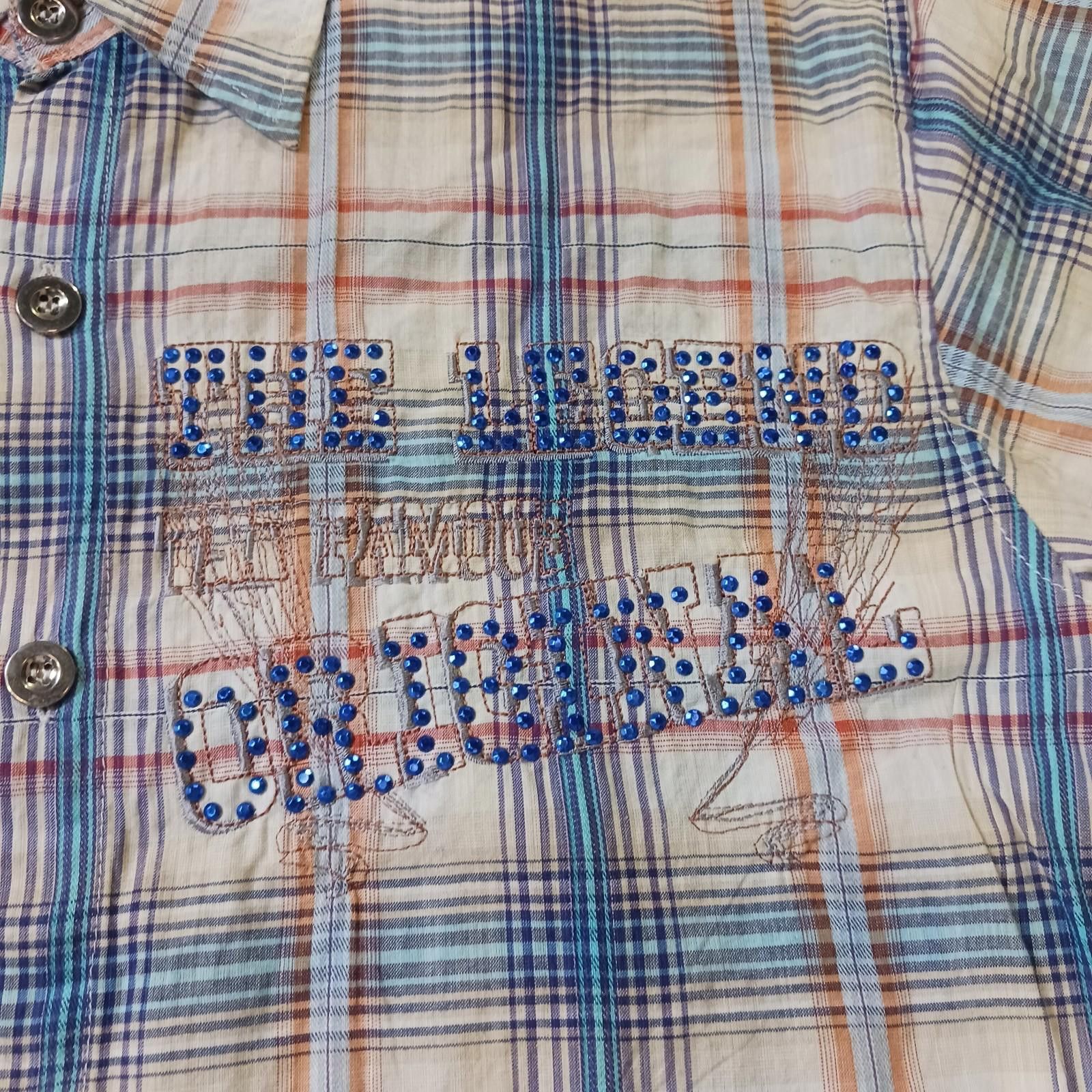 Other Evolution The Legend Original Men Short Sleeve Plaid Shirt L Size US L / EU 52-54 / 3 - 5 Thumbnail