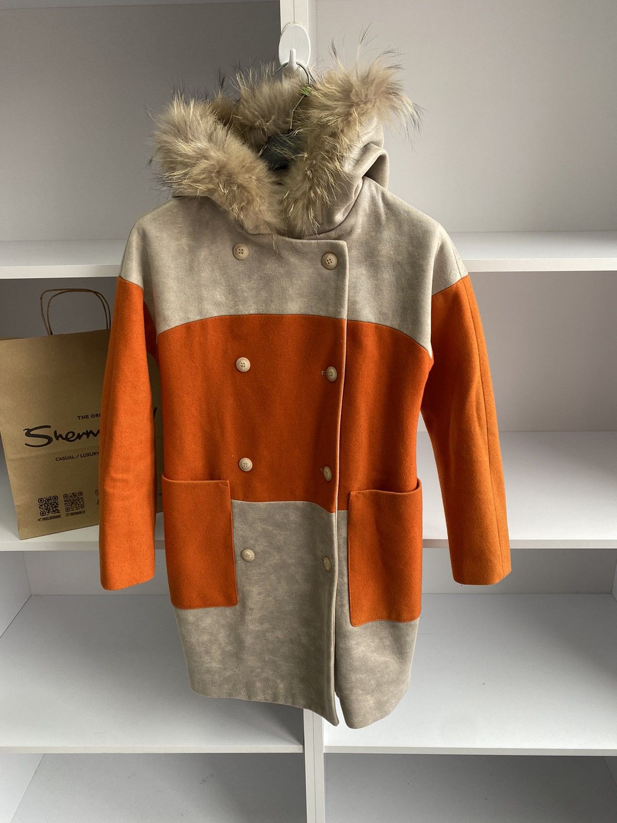 Marni × Vintage Vintage Marni Women’s Street wear Luxury Coat with fur Size S / US 4 / IT 40 - 6 Thumbnail