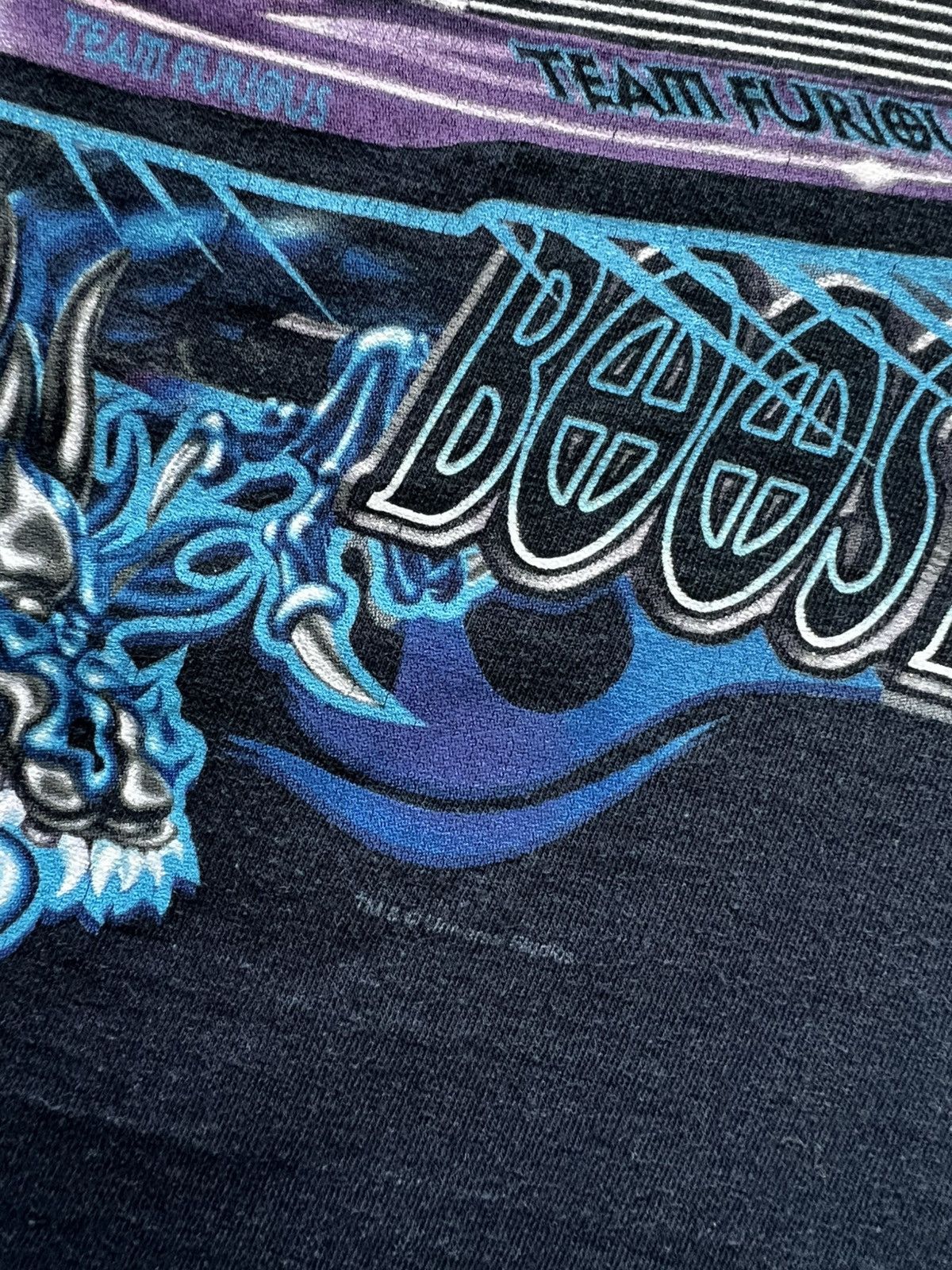 Vintage ‘00s 2 Fast 2 Furious Movie Promo Tee Shirt Car Dragg Boost Size US XL / EU 56 / 4 - 7 Thumbnail