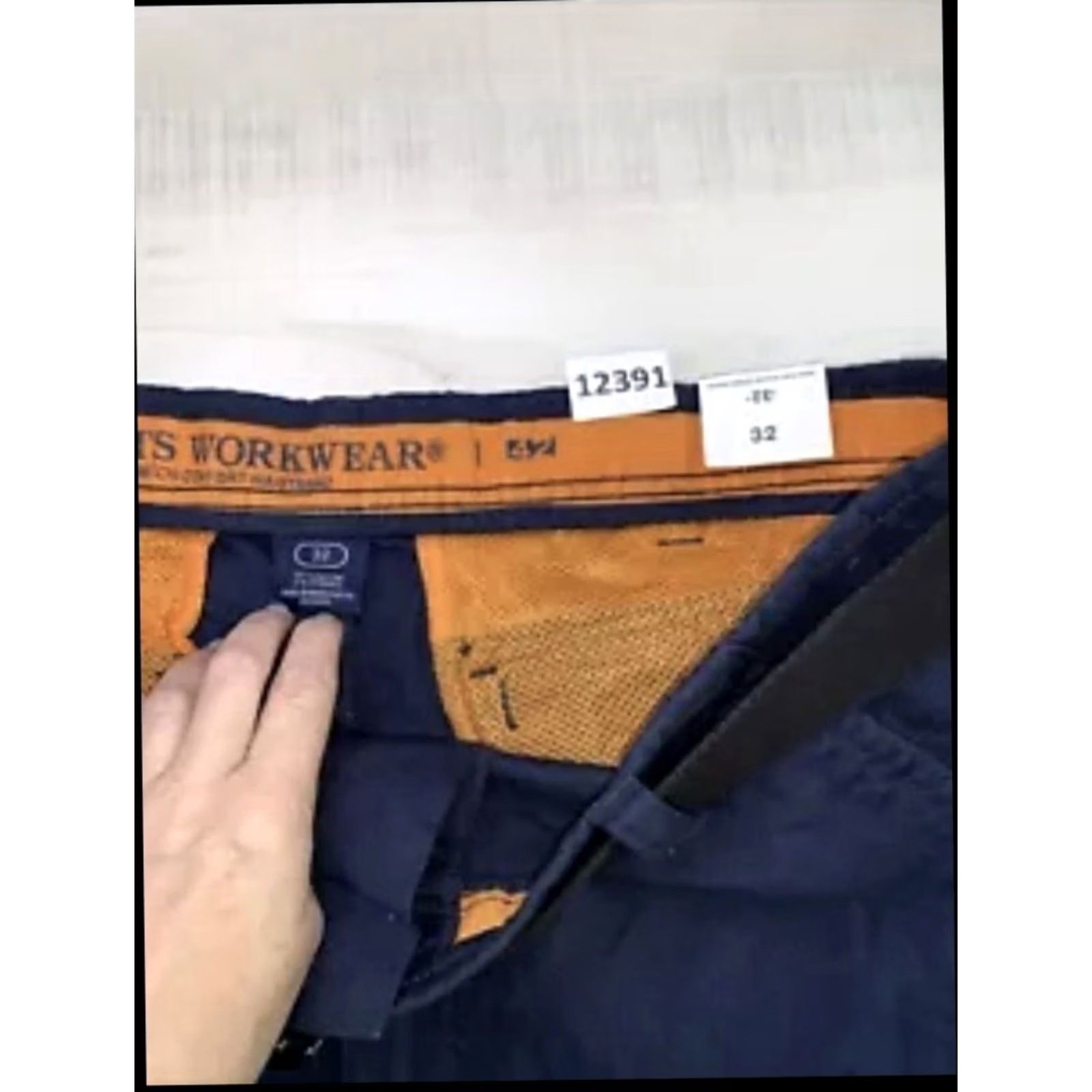 Vintage Smith’s Belted Stretch Mini Ripstop Blue Cargo Shorts Men’s 32 NWT-12391 Size US 32 / EU 48 - 4 Thumbnail