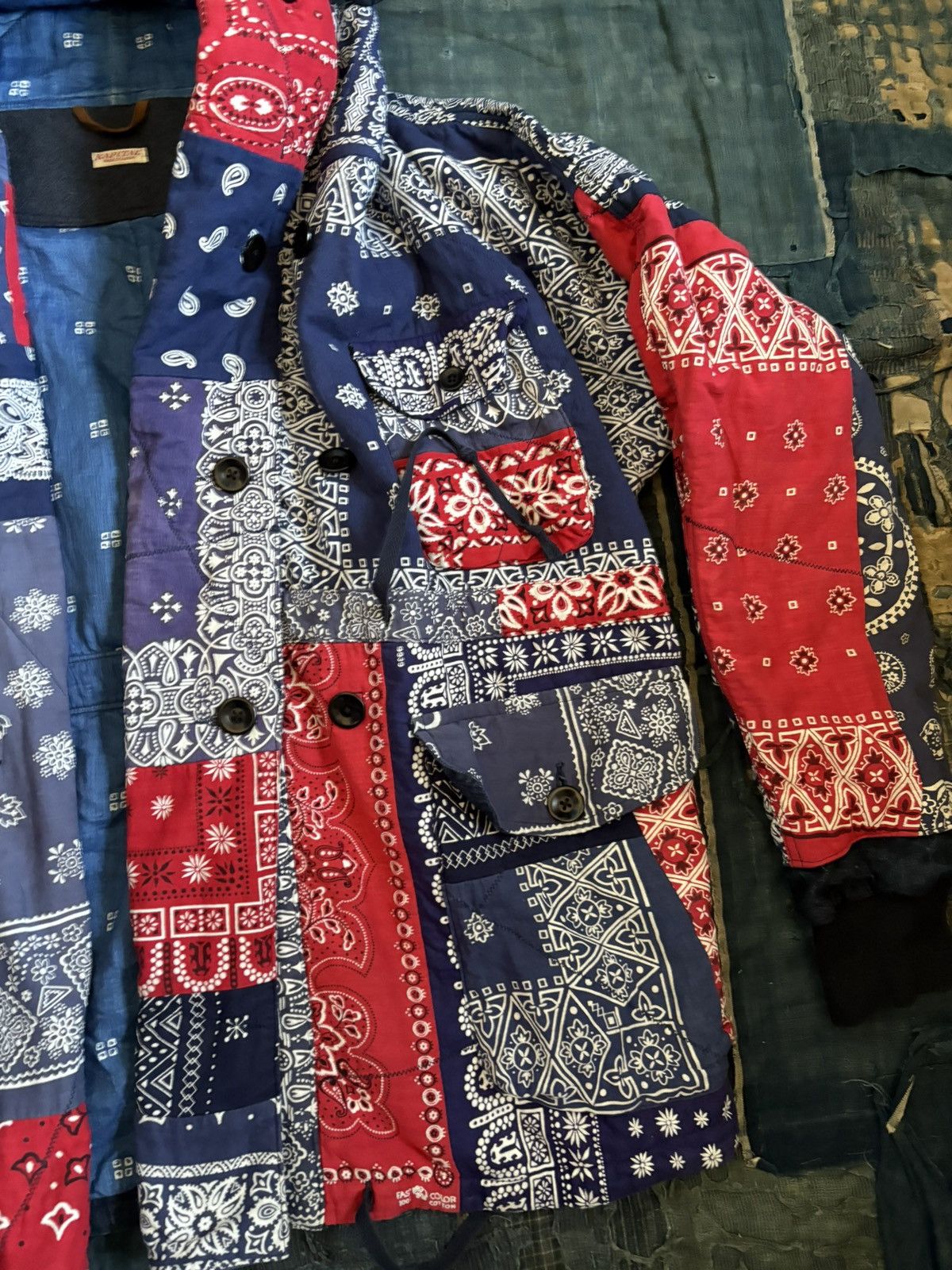 Kapital Kountry kapital bandana patchwork Ring coat Size US L / EU 52-54 / 3 - 7 Thumbnail