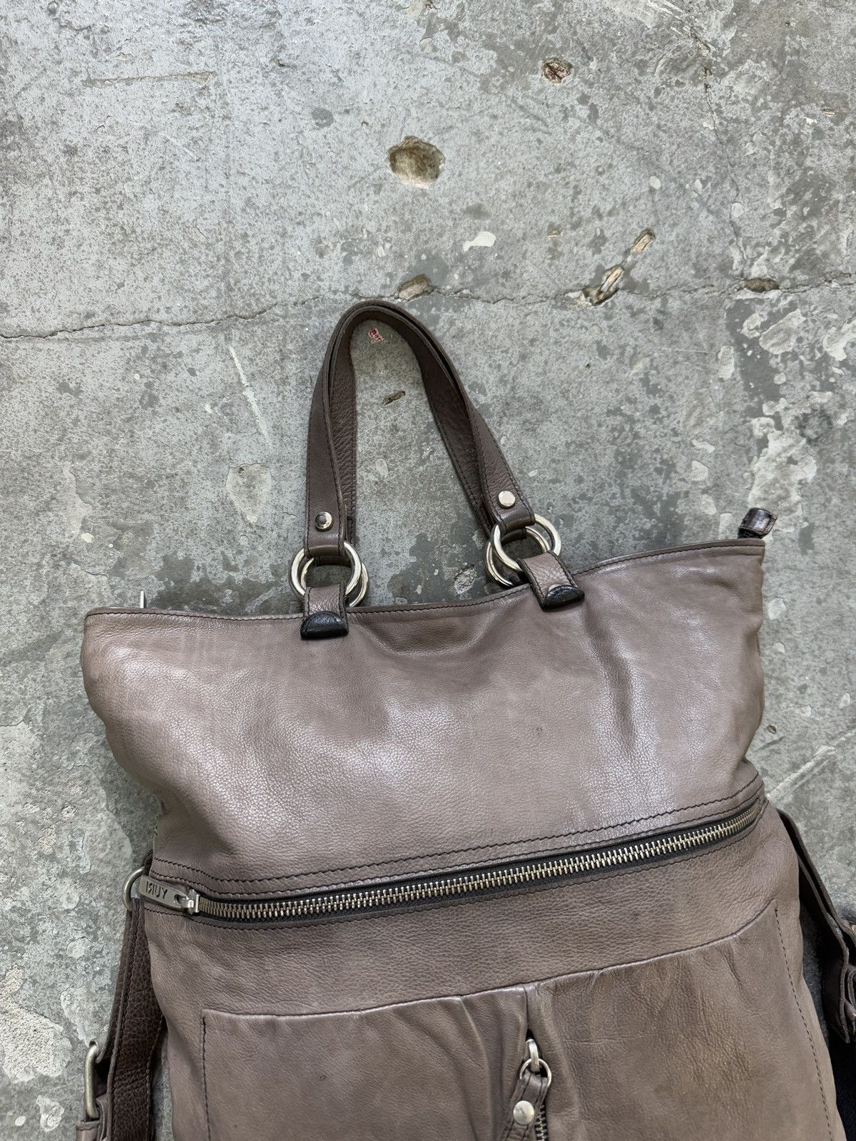 Japanese Brand Vintage y2k Archive Bag Real Leather Size ONE SIZE - 2 Thumbnail