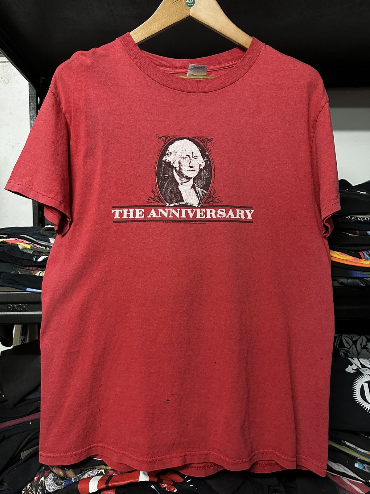 Vintage The Anniversary Indie Rock Band Distressed Tee