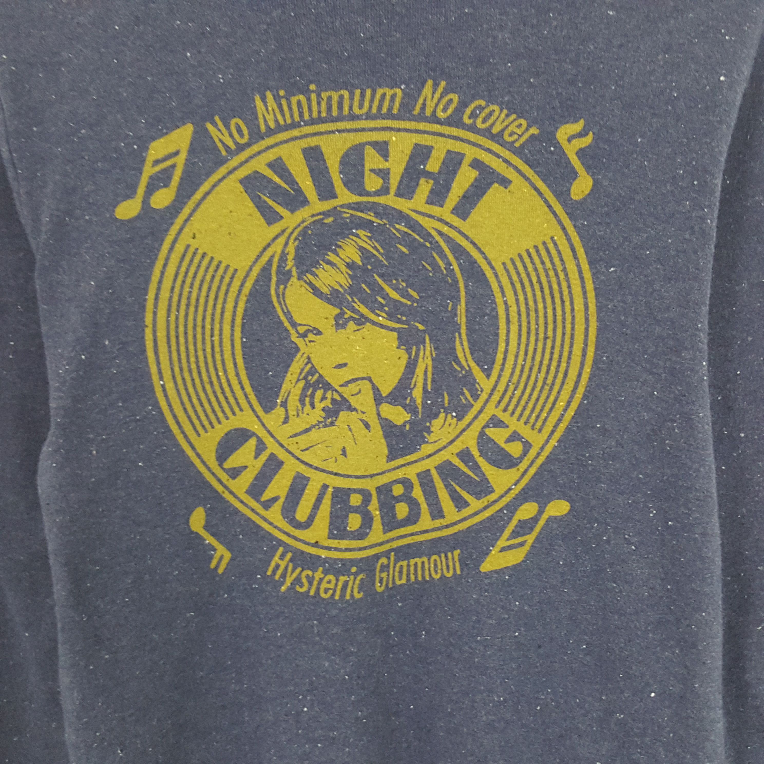 Hysteric Glamour × Japanese Brand × Vintage Vintage Hysteric Glamour Night Clubbing Tshirt Size US S / EU 44-46 / 1 - 2 Thumbnail