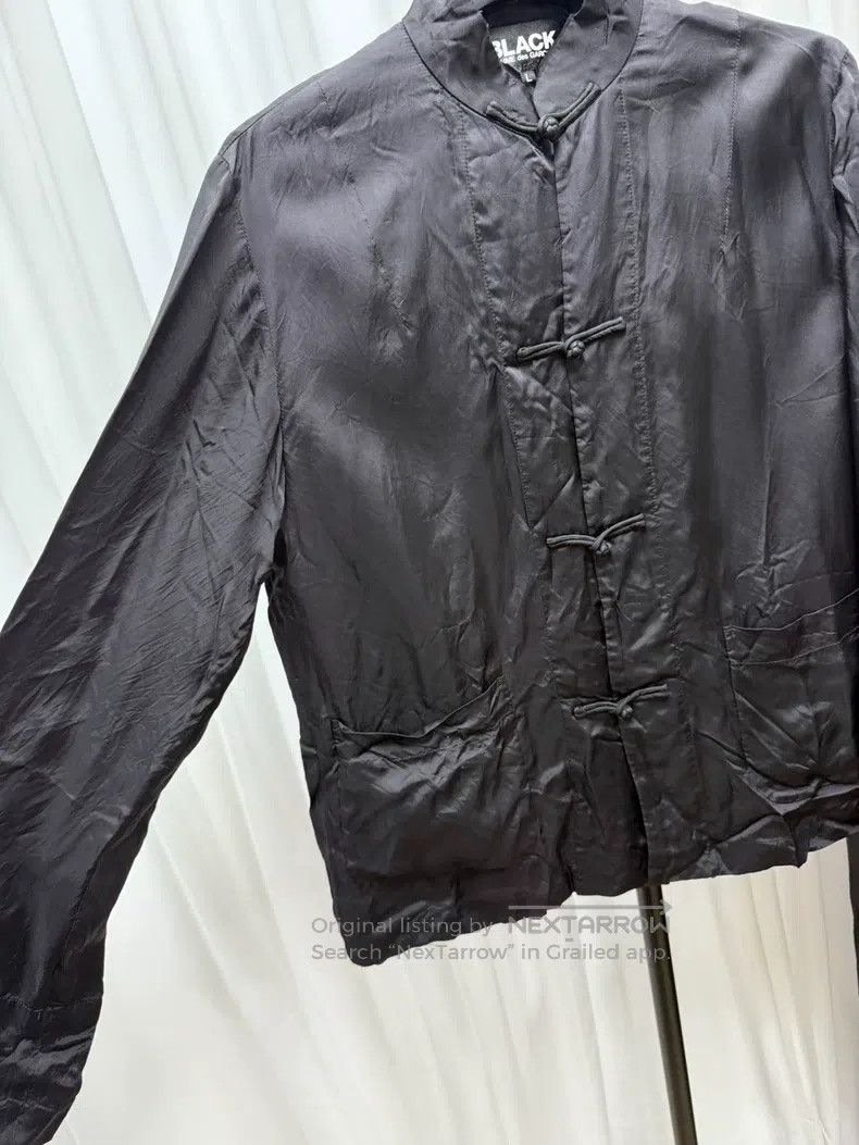 Comme des Garcons Comme des Garcons Embroidered Snap Button Silk Jacket Size L / US 10 / IT 46 - 5 Thumbnail
