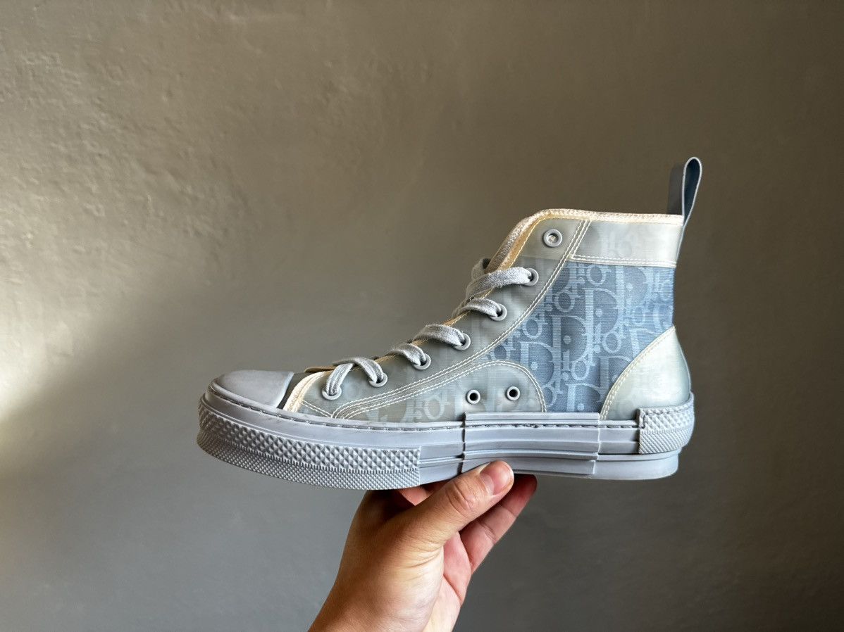 Daniel Arsham × Dior DIOR x Daniel Arsham B23 Monogram High Top Sneakers Size US 7 / EU 40 - 2 Thumbnail