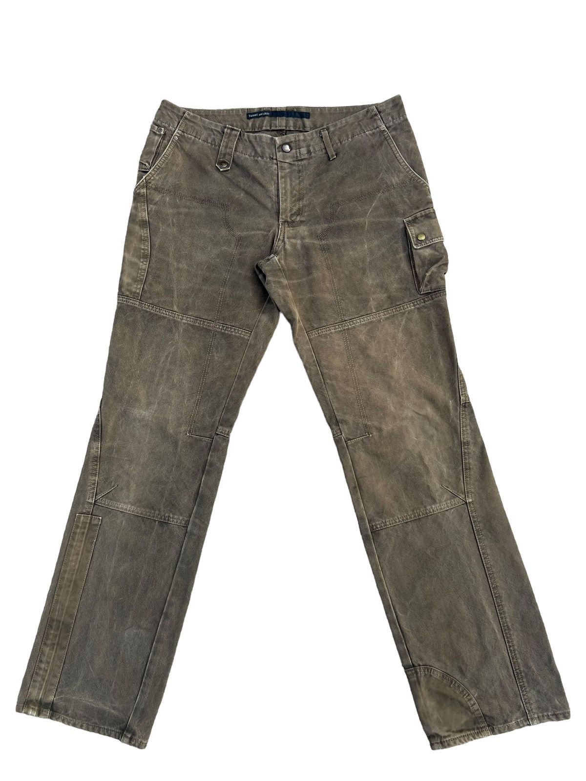 Kiminori Morishita Faded Waxed Hybrid Pant
